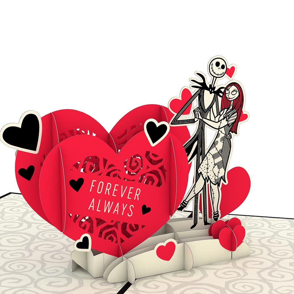 Disney Tim Burton's The Nightmare Before Christmas Love You to Death Pop-Up Card、mySite、solidvoid
