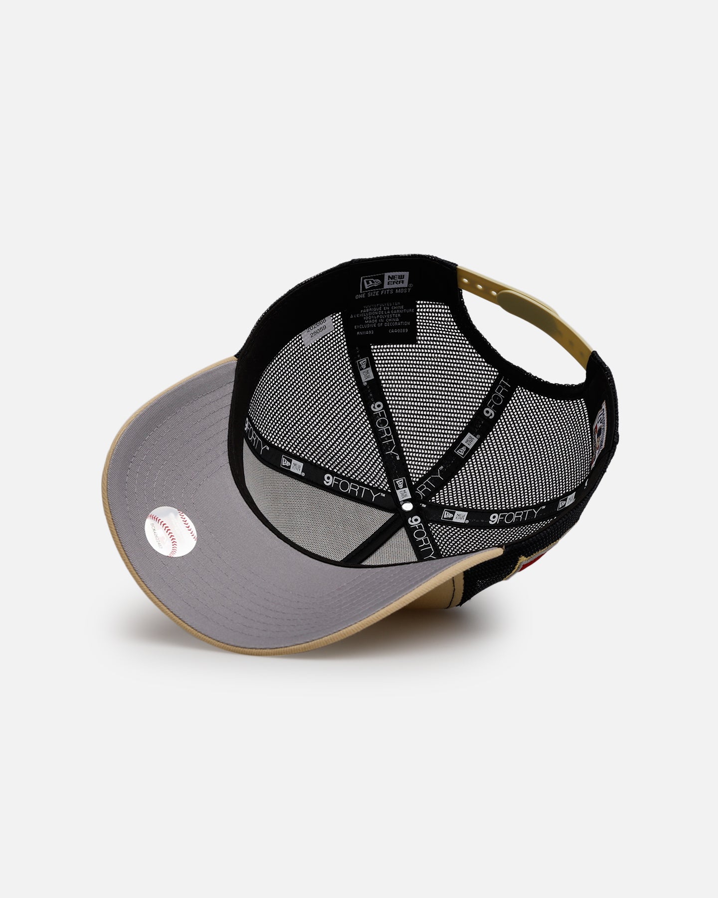 New Era Texas Rangers 'Vintage Truckers' 9FORTTY A-Frame Trucker Snapback Vegas Gold、mySite、zt4zffjzw