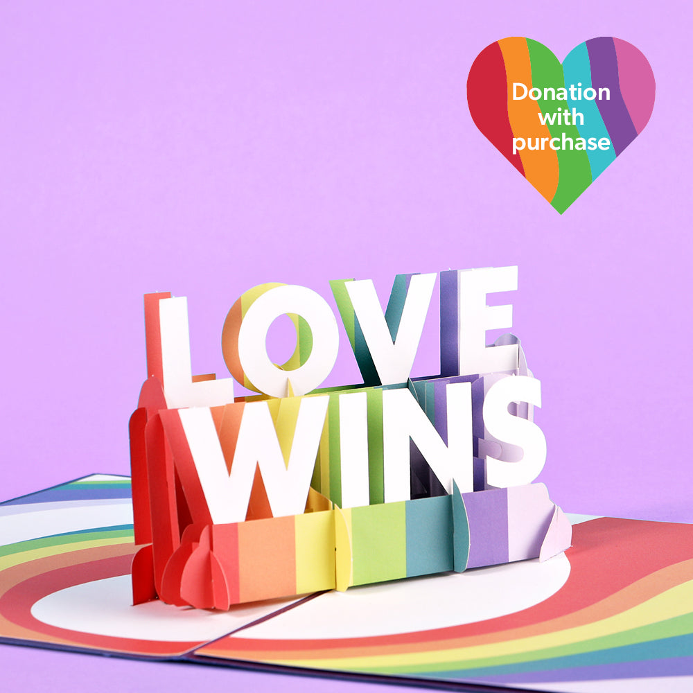 Love Wins Pop-Up Card、mySite、solidvoid
