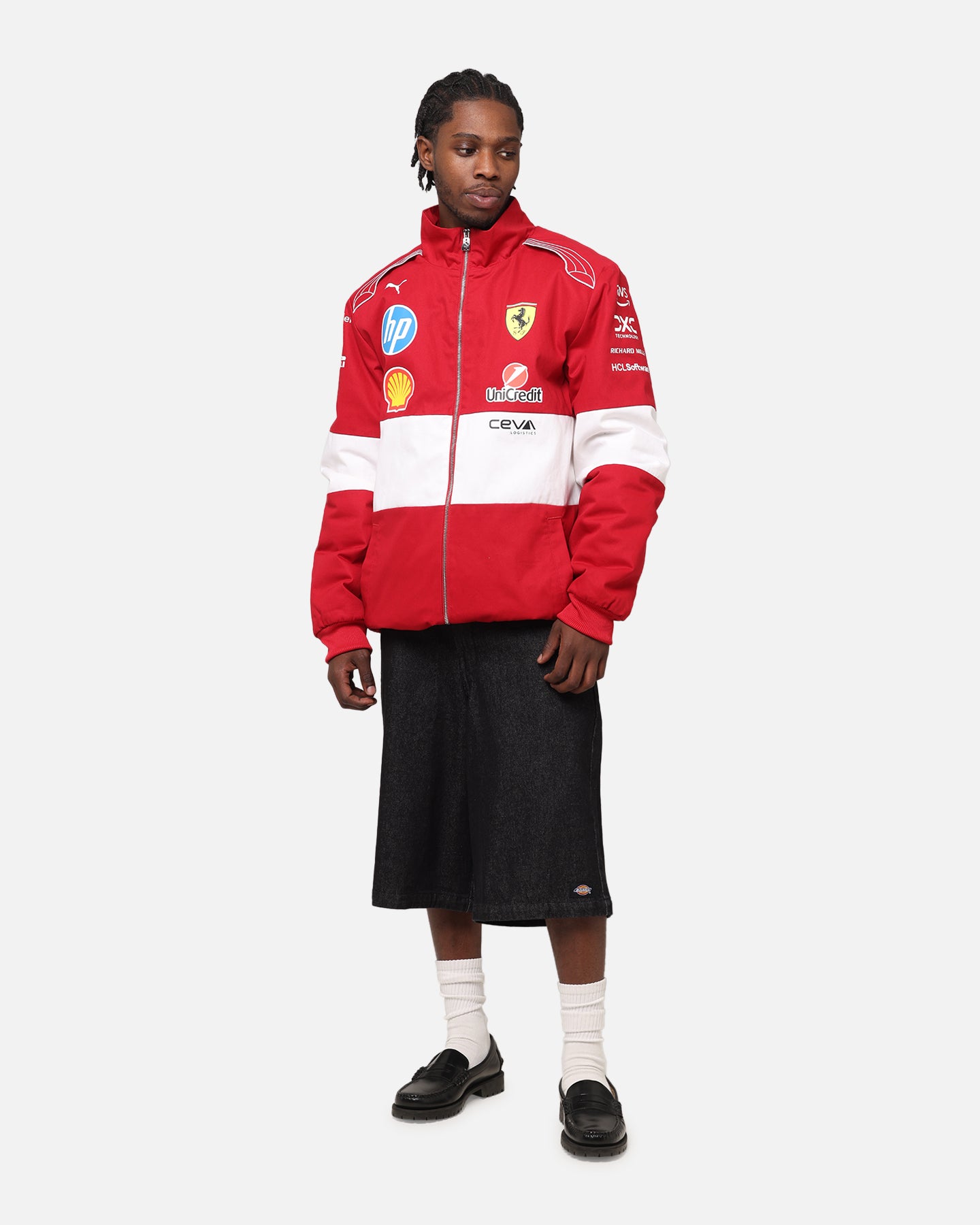 Puma X Scuderia Ferrari Team Vintage Racing Jacket Cherry、mySite、zt4zffjzw