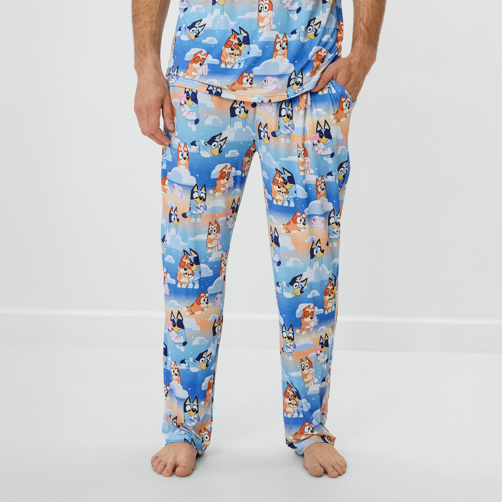  Bluey Blue Sleepytime Men's Pajama Pants、mySite、layawaytickets