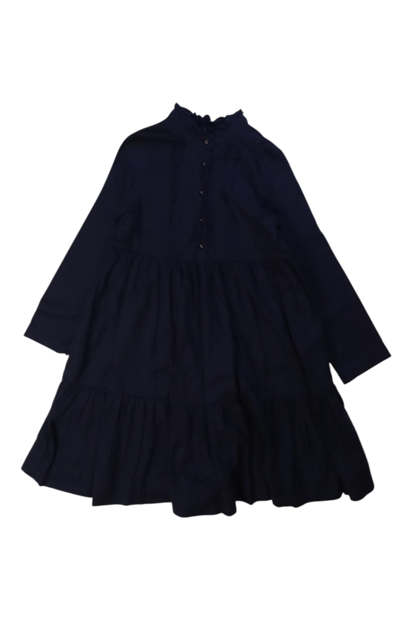 Bonpoint Long Sleeve Ruffled Dress 8Y、mySite、g9winljtr