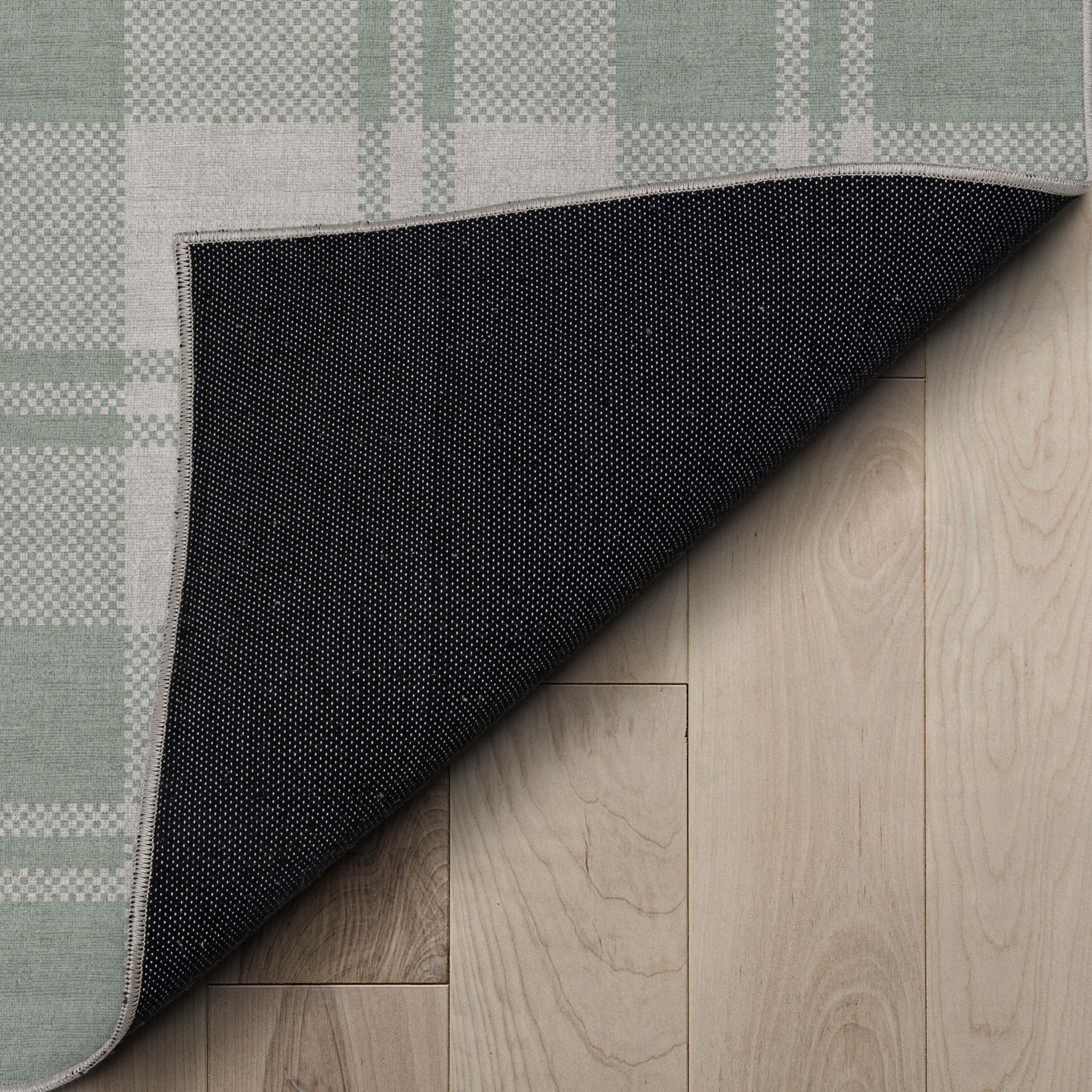 Plaid Modern Geometric Boxes Flat-Weave Rug、mySite、gigharbornorthrealestate