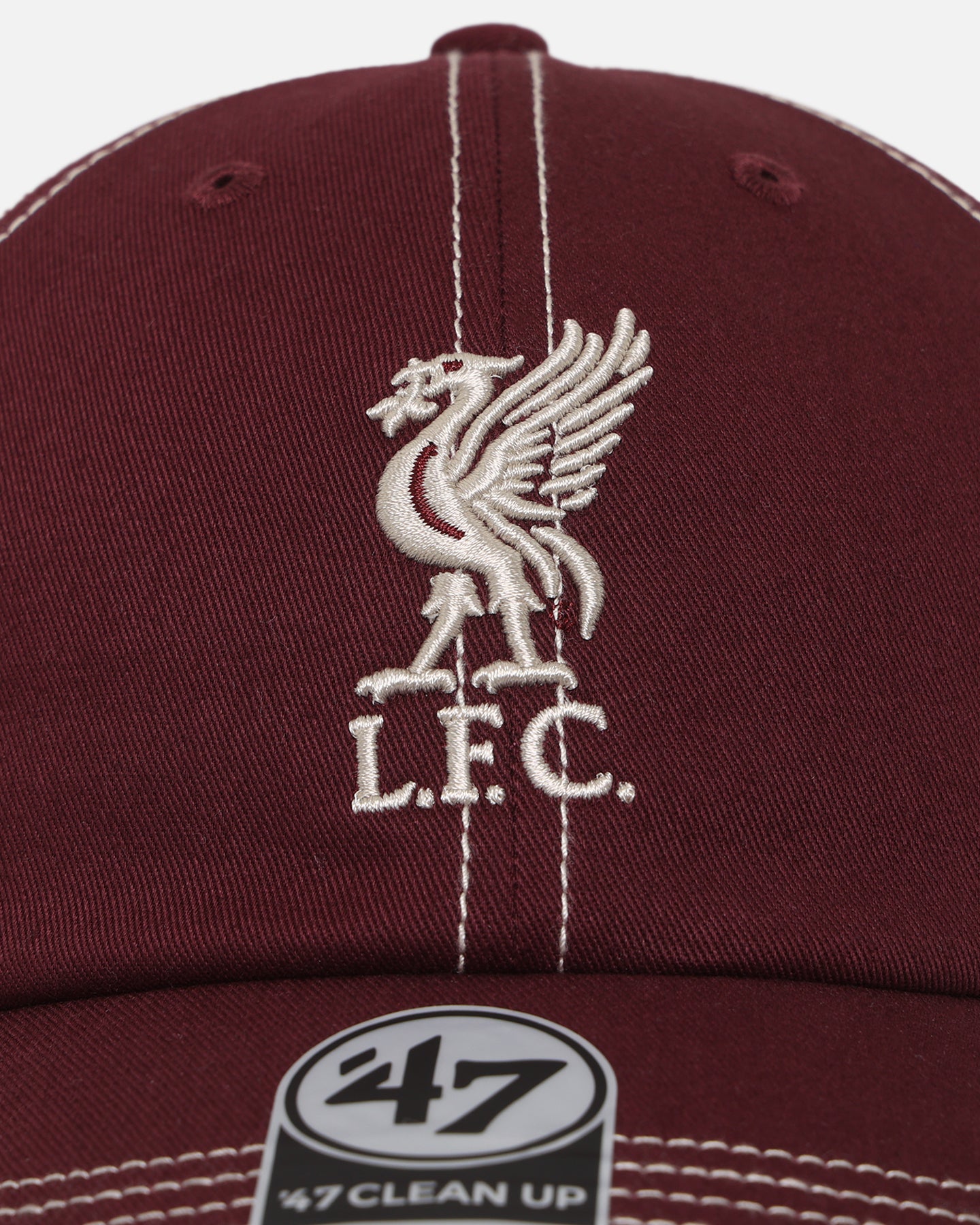 47 Brand Liverpool Football Club 47 Clean Up Strapback Dark Maroon、mySite、zt4zffjzw