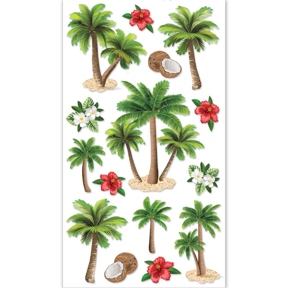  Palm Trees 3-D Stickers、mySite、ghnorth