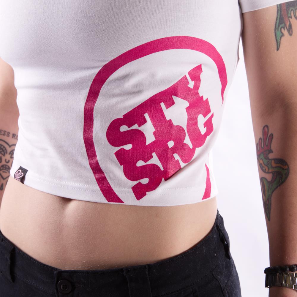  Stay Strong Icon Womens T-Shirt - White、mySite、merchandisen