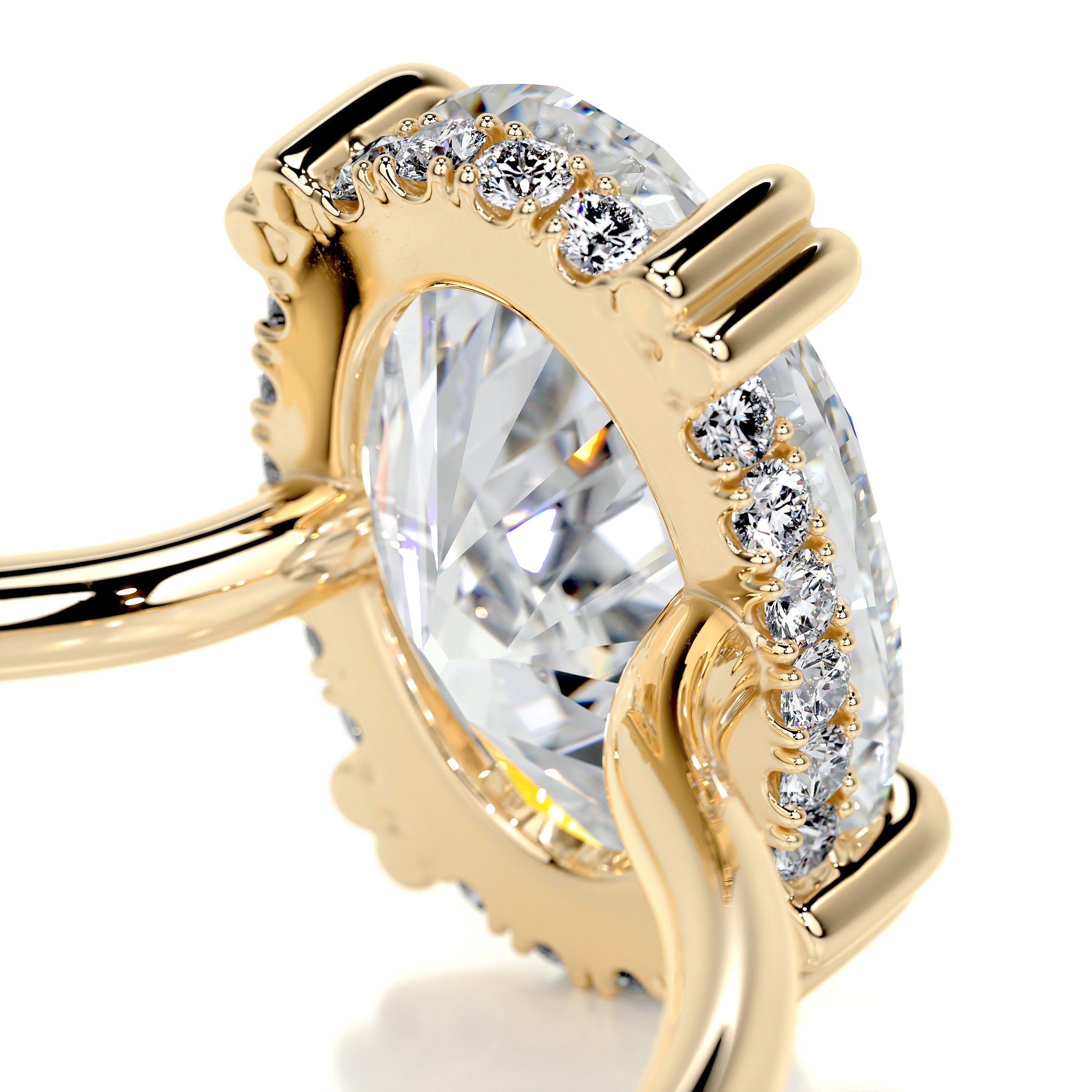 Harriet Diamond Engagement Ring -18K Yellow Gold、mySite、hinf8tx79