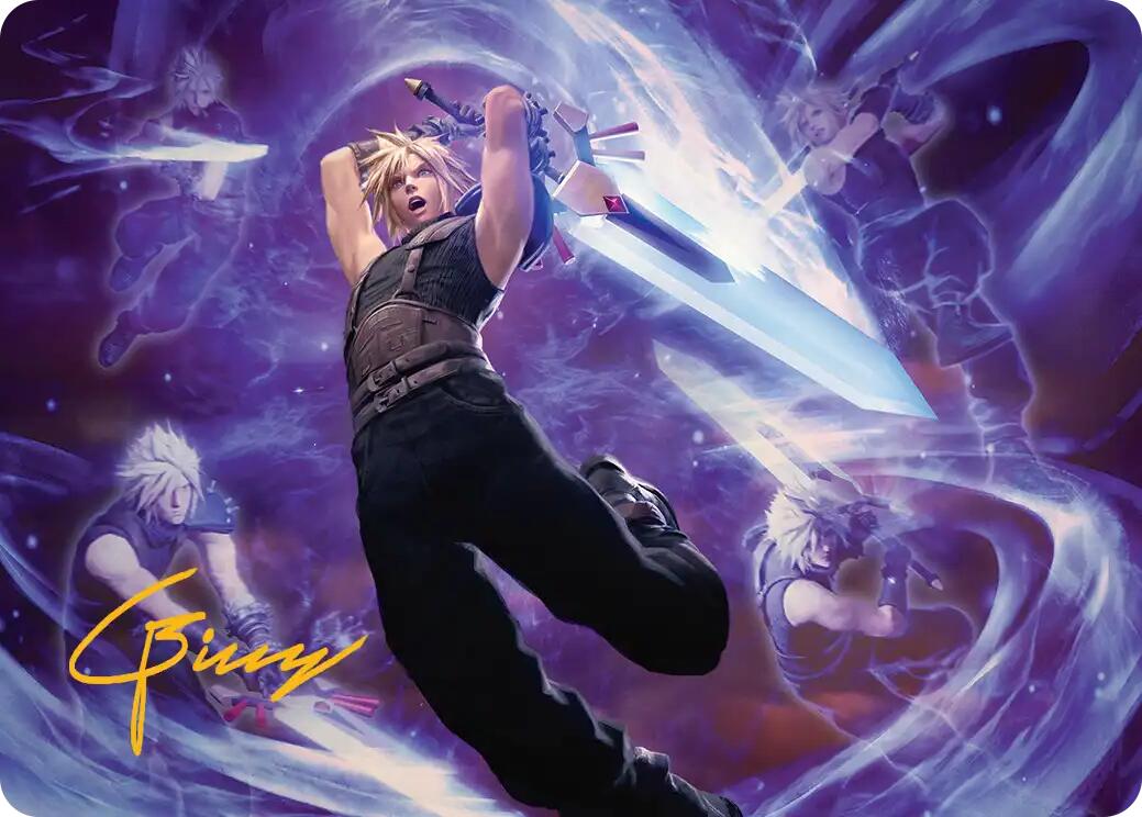 Cloud's Limit Break Art Card (Gold-Stamped Signature) FINAL FANTASY Art Series、mySite、waistdrama