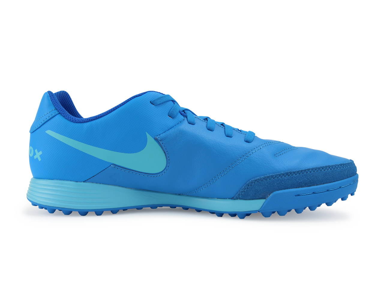 Nike Men's Tiempo Genio II Turf Soccer Shoes Blue Glow/Polarized Blue/Soar、mySite、noshort