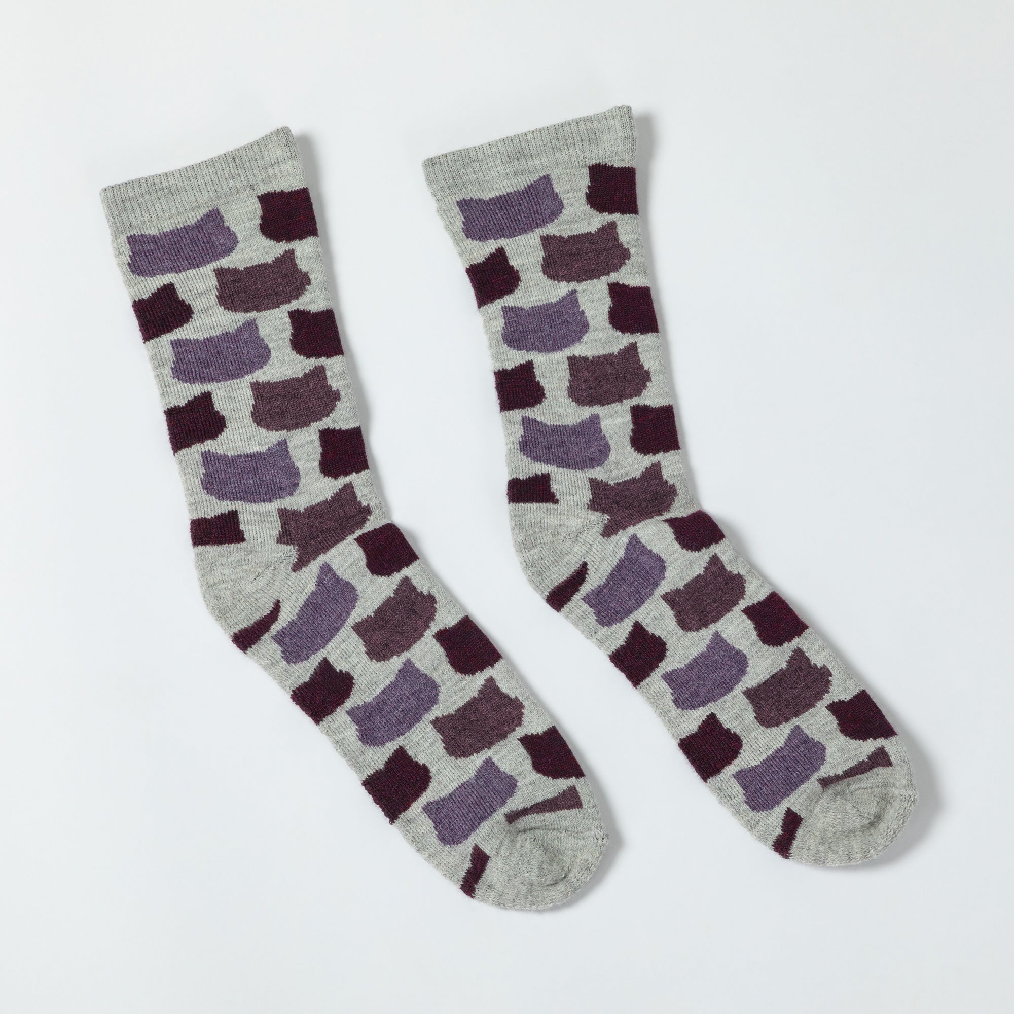 All Over Cats Alpaca Socks、mySite、camillekostekn