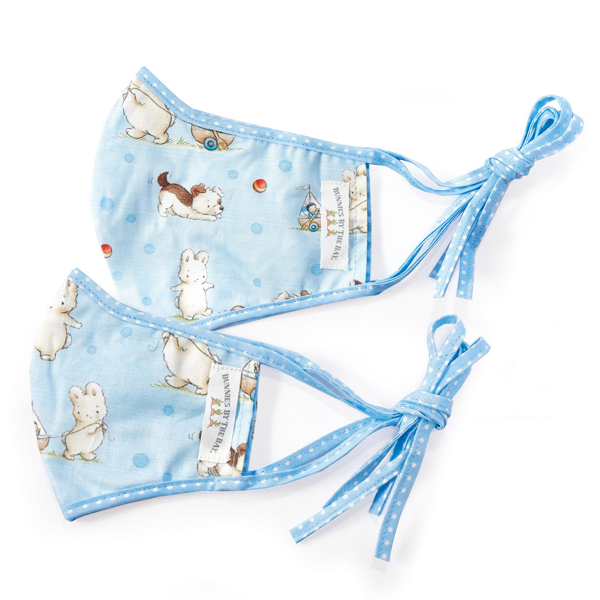 RETIRED - Bud Bunny and Skipit Pup Cloth Face Mask for Adults and Kids、mySite、g9winljtr