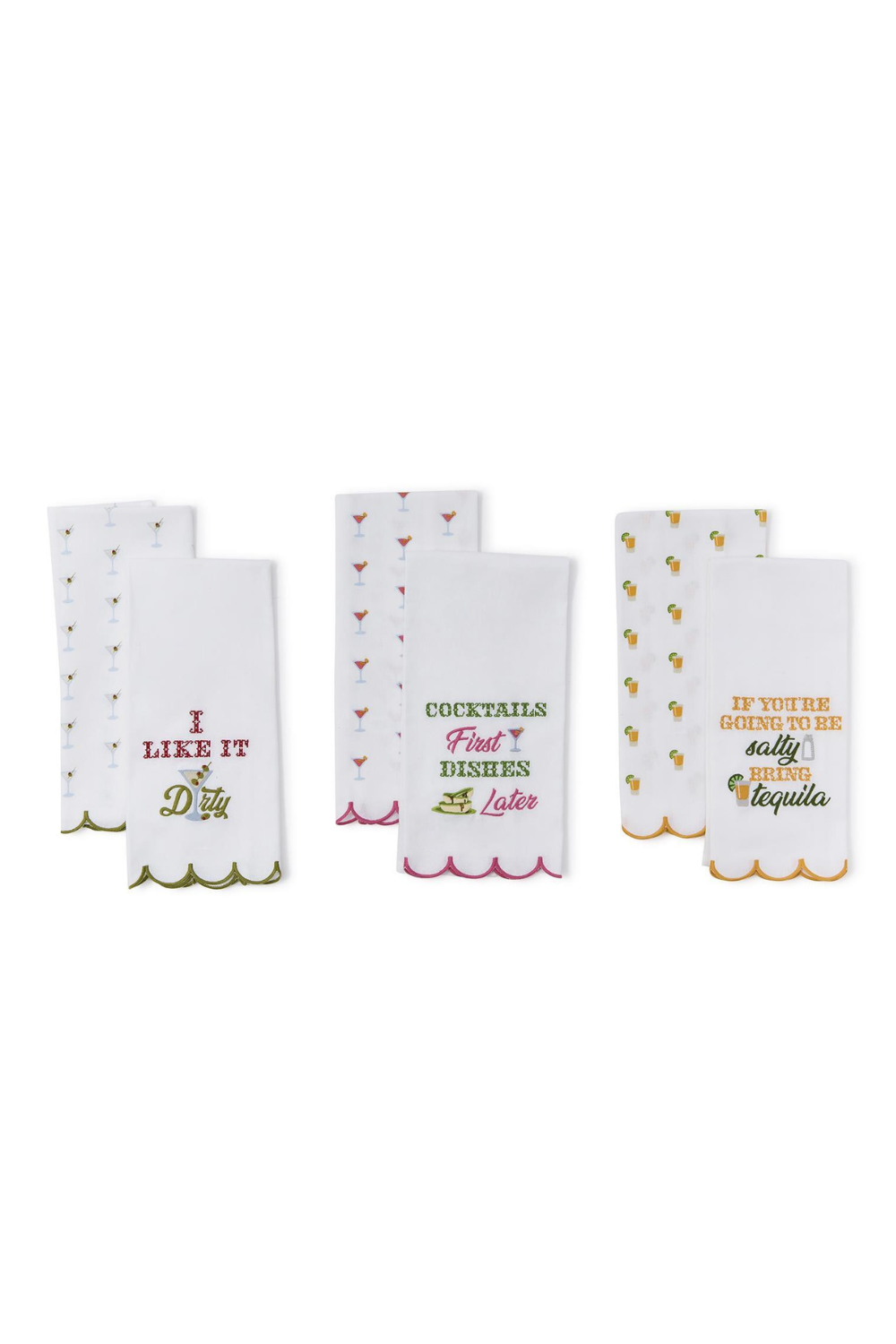 Drinking Kitchen Dish Towels Set- Cocktails First, Dishes Later、mySite、hinf8tx79