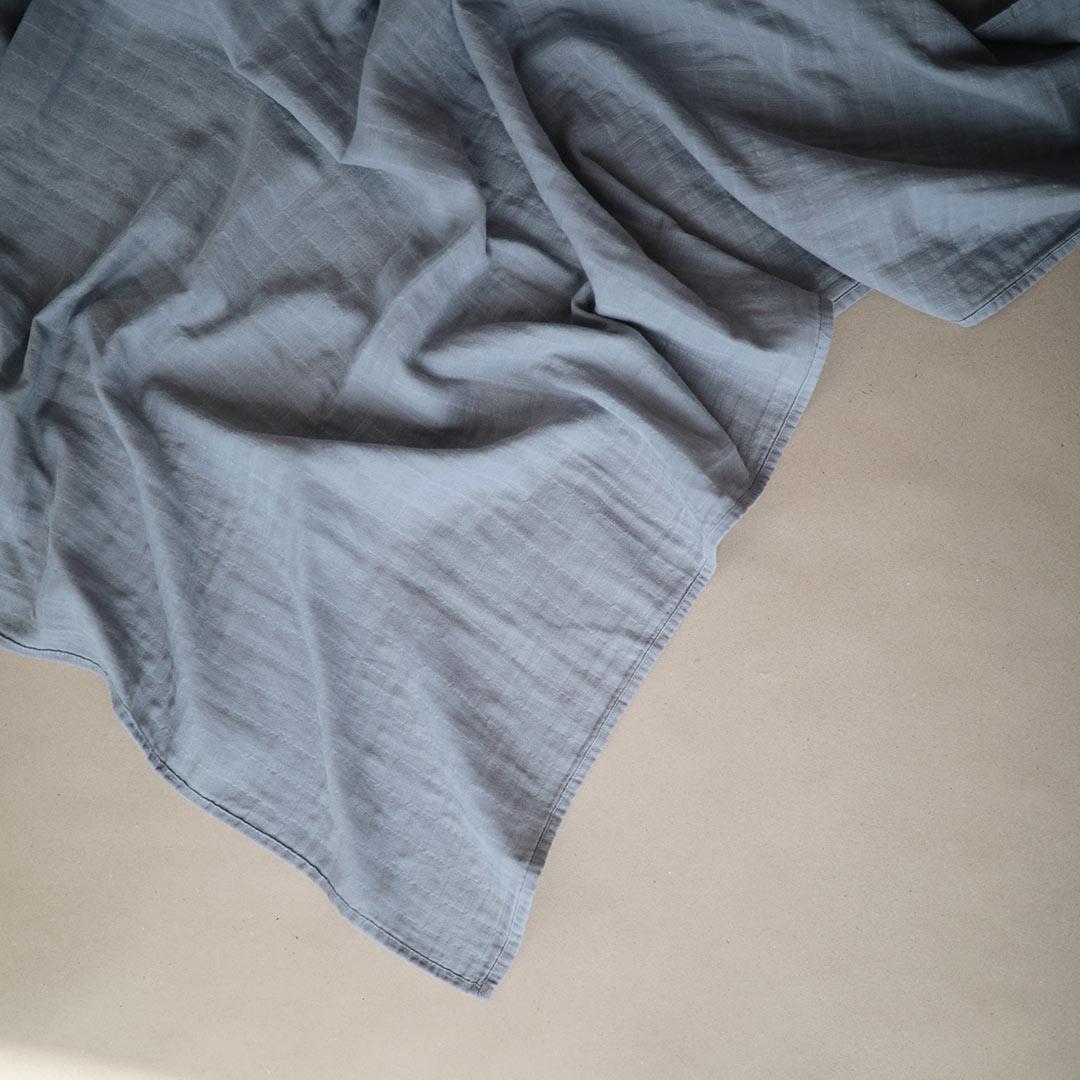  Mushie Organic Muslin Swaddle - Tradewinds、mySite、merchandisen