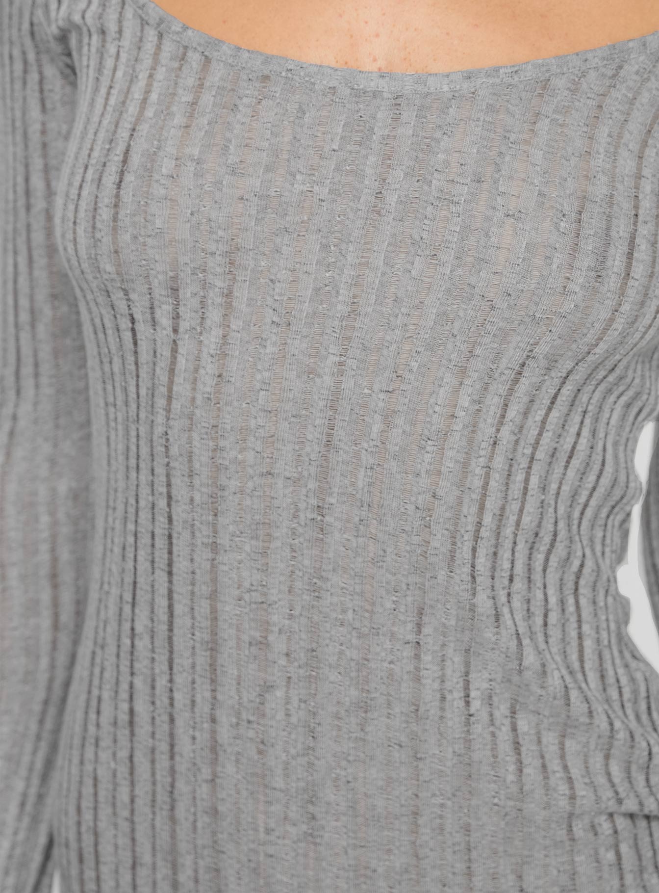 Tomas Long Sleeve Mini Dress Grey、mySite、solidvoid