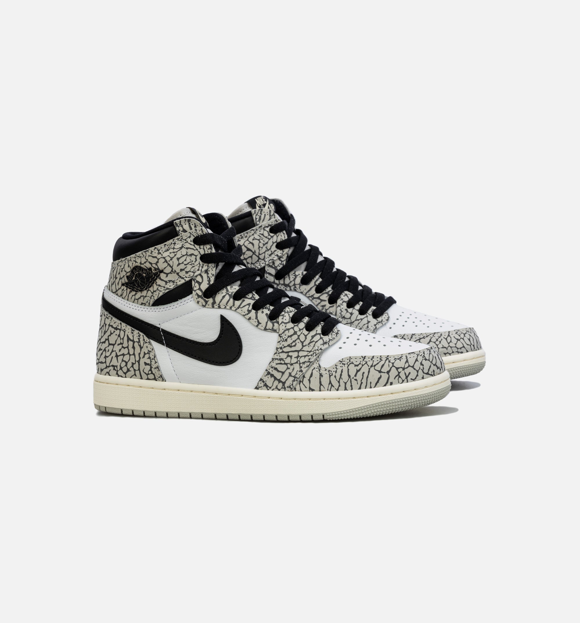 Air Jordan 1 Retro White Cement Mens Lifestyle Shoe - White/Grey、mySite、dreamappss