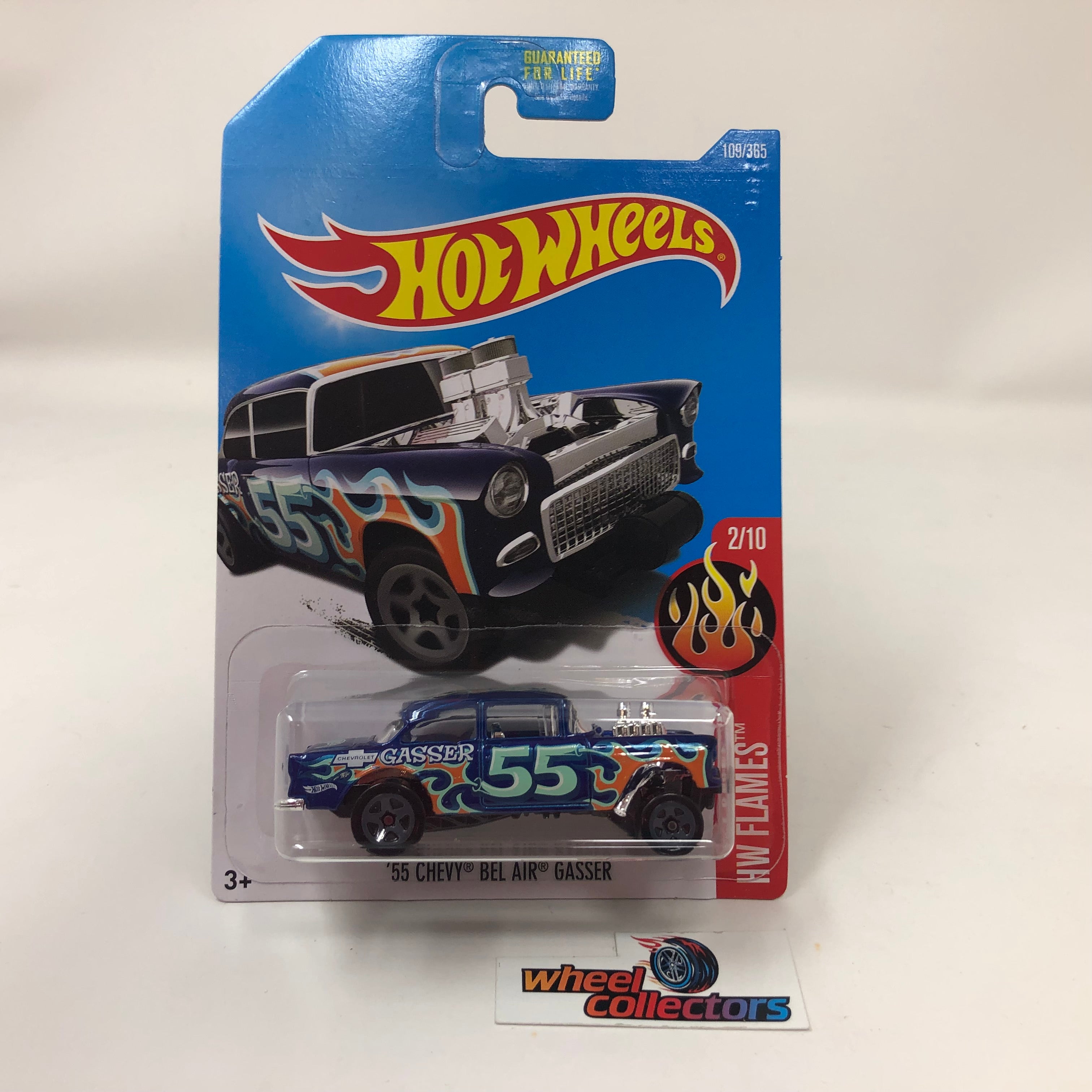 '55 Chevy Bel Air Gasser #109 * BLUE * 2017 Hot Wheels、mySite、hgirdovlk