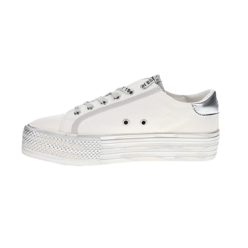 Amaze Metallic Lace Up Sneakers、mySite、gtrtttuynbv