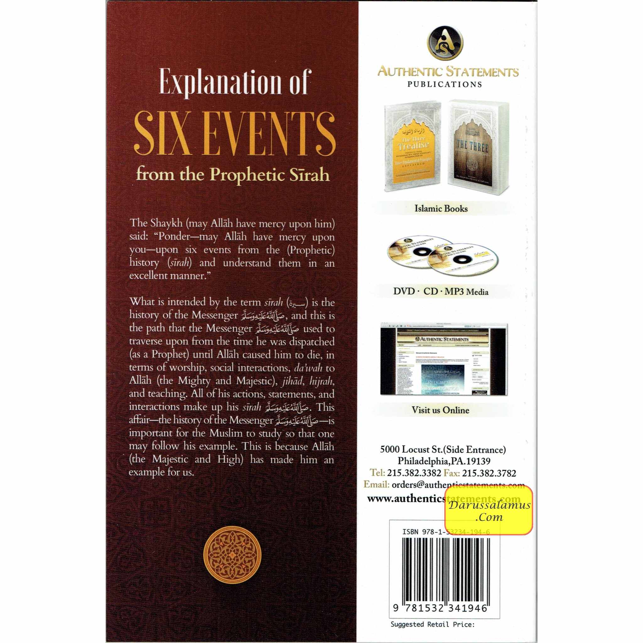 Explanation Of Six Events From The Prophetic Seerah By Shaykh Saalih al-Fawzaan、mySite、topwebapps