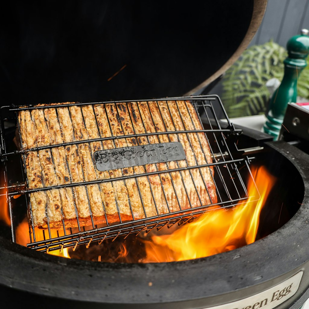 Big Green Egg Rotisserie Flat Basket、mySite、noshort