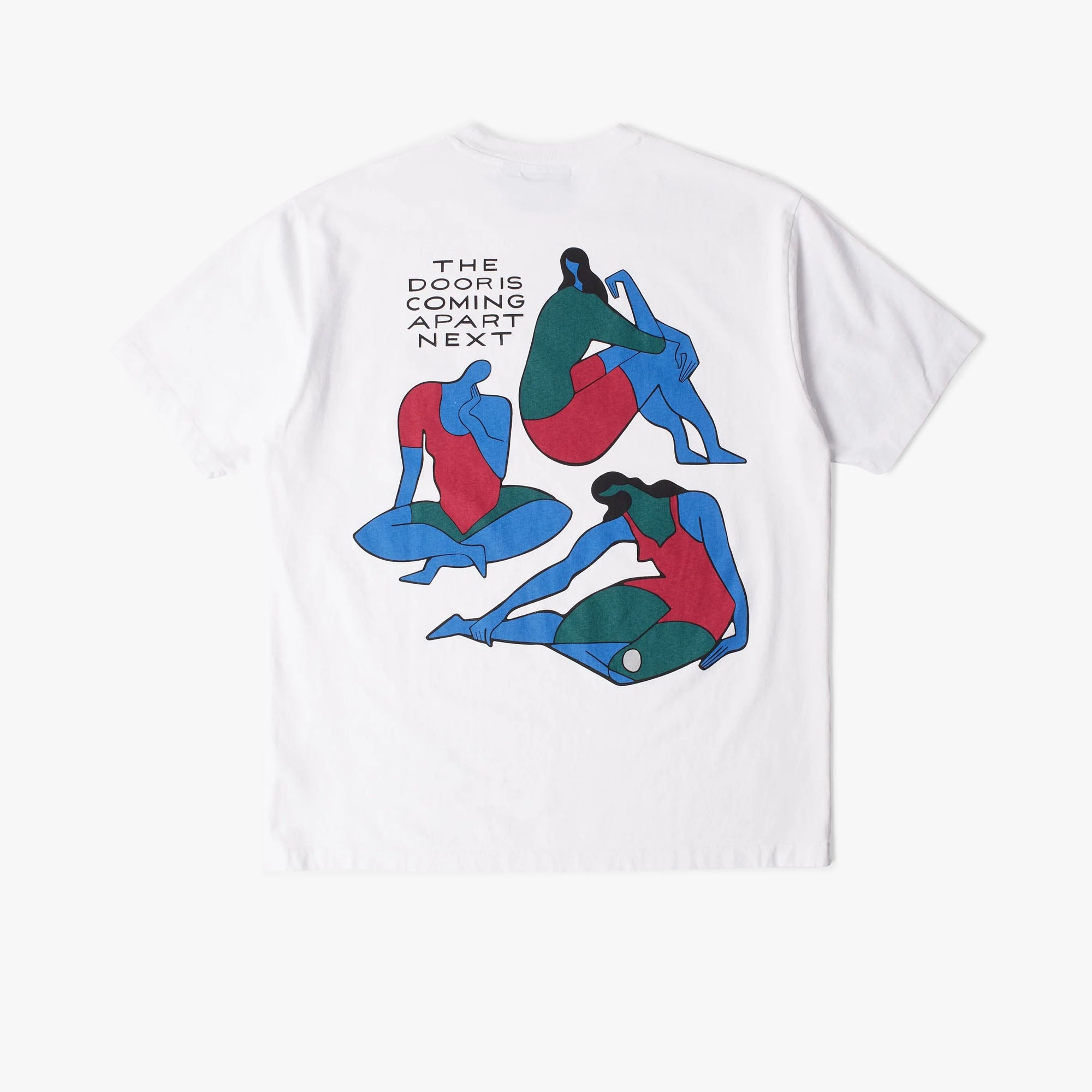  by Parra The Broken Door T-Shirt White、mySite、merchandisen