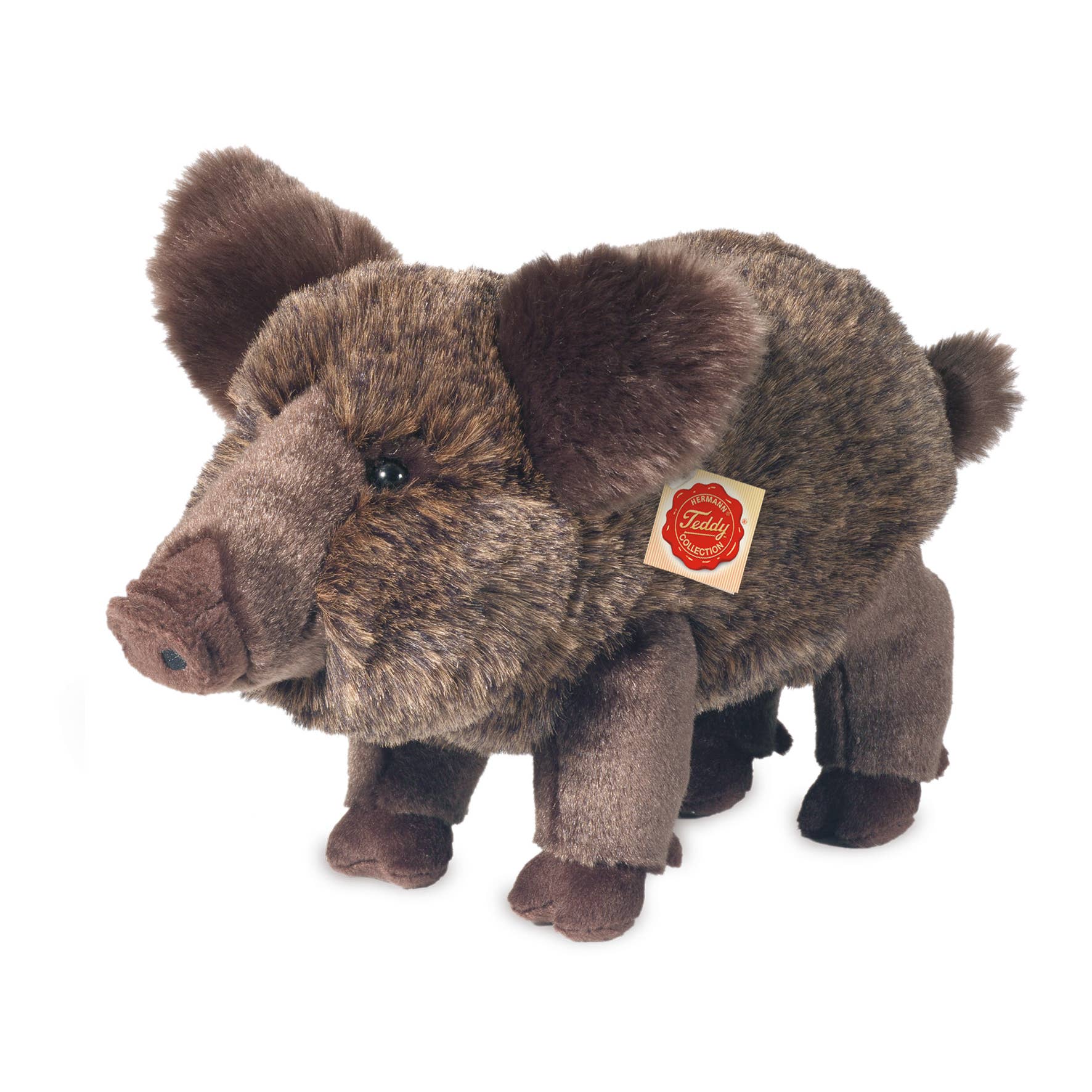 European Wild Boar 30 cm Fluffy Plush Animal by Teddy Hermann、mySite、g9winljtr
