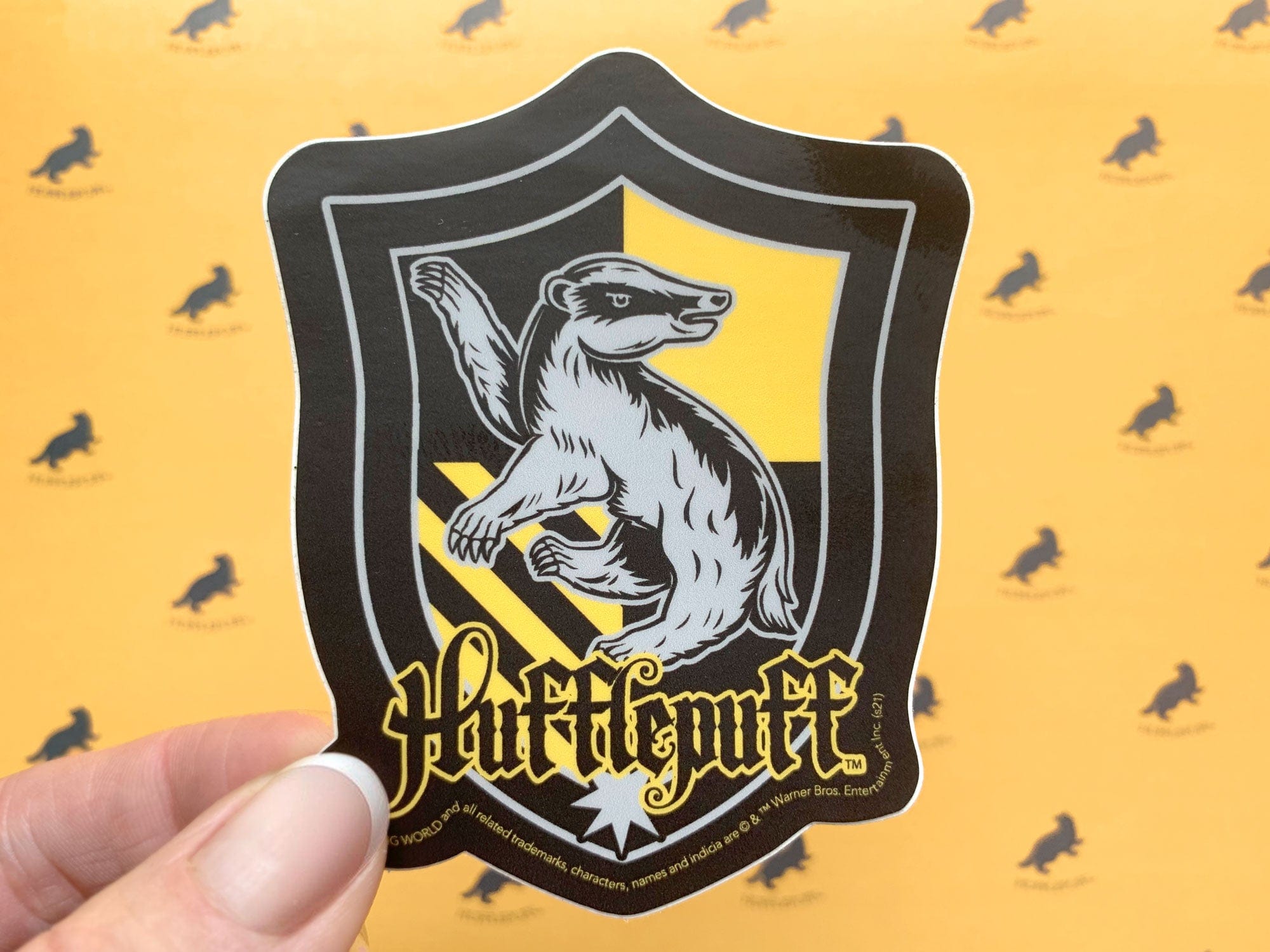  Harry Potter Vinyl Sticker - Hufflepuff Shield、mySite、ghnorth