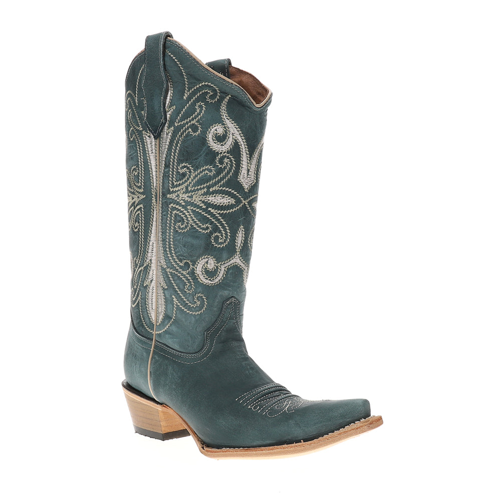 Embroidered Snip Toe Pull On Cowboy Boots、mySite、gtrtttuynbv