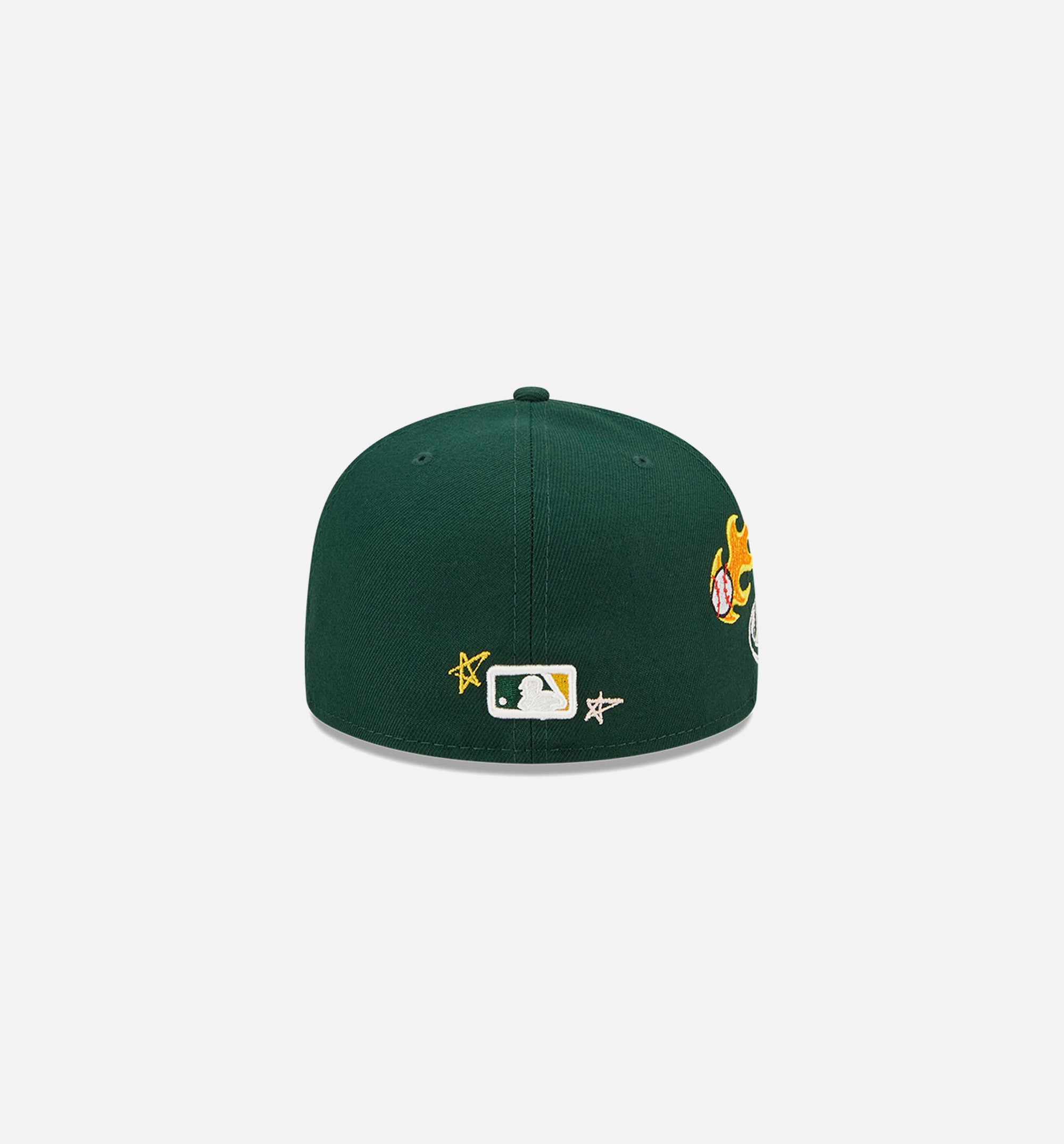 Oakland Athletics Scribble 59Fifty Fitted Cap Mens Hat - Green、mySite、dreamappss