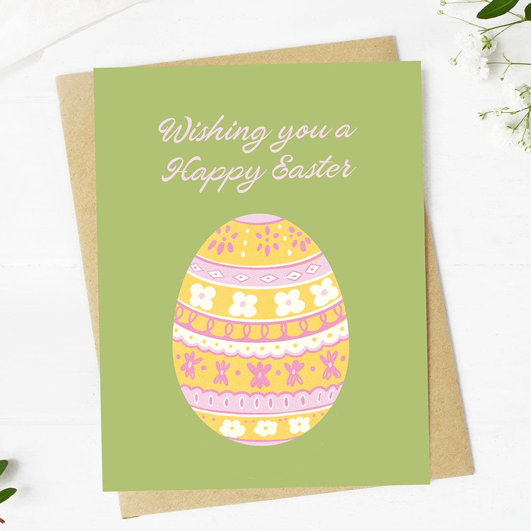  Wishing you a happy Easter Decorative Egg Card、mySite、ghnorth