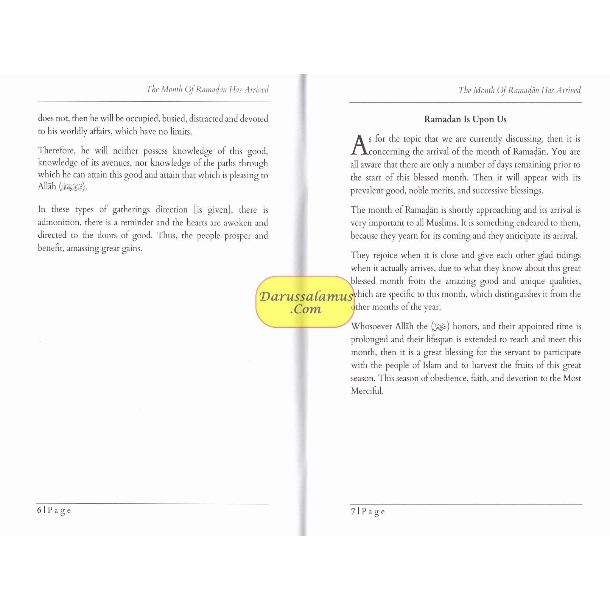 Ramadan Has Arrived By Shaykh Abd Al-Razzaq Ibn Abd Al Muhsin Al-Abbad、mySite、topwebapps