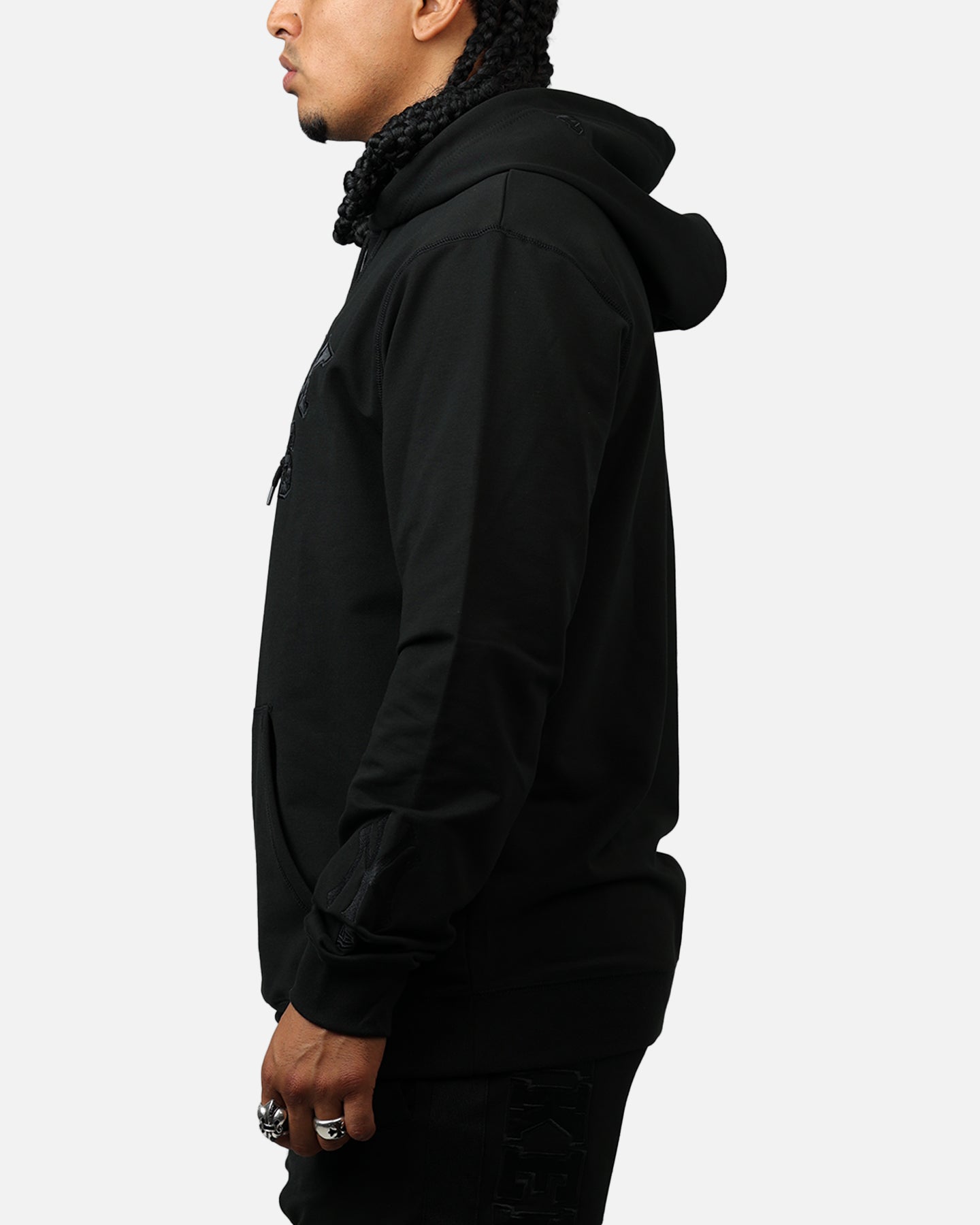 New Era New York Yankees Logo Select Hoodie Black/Black、mySite、zt4zffjzw