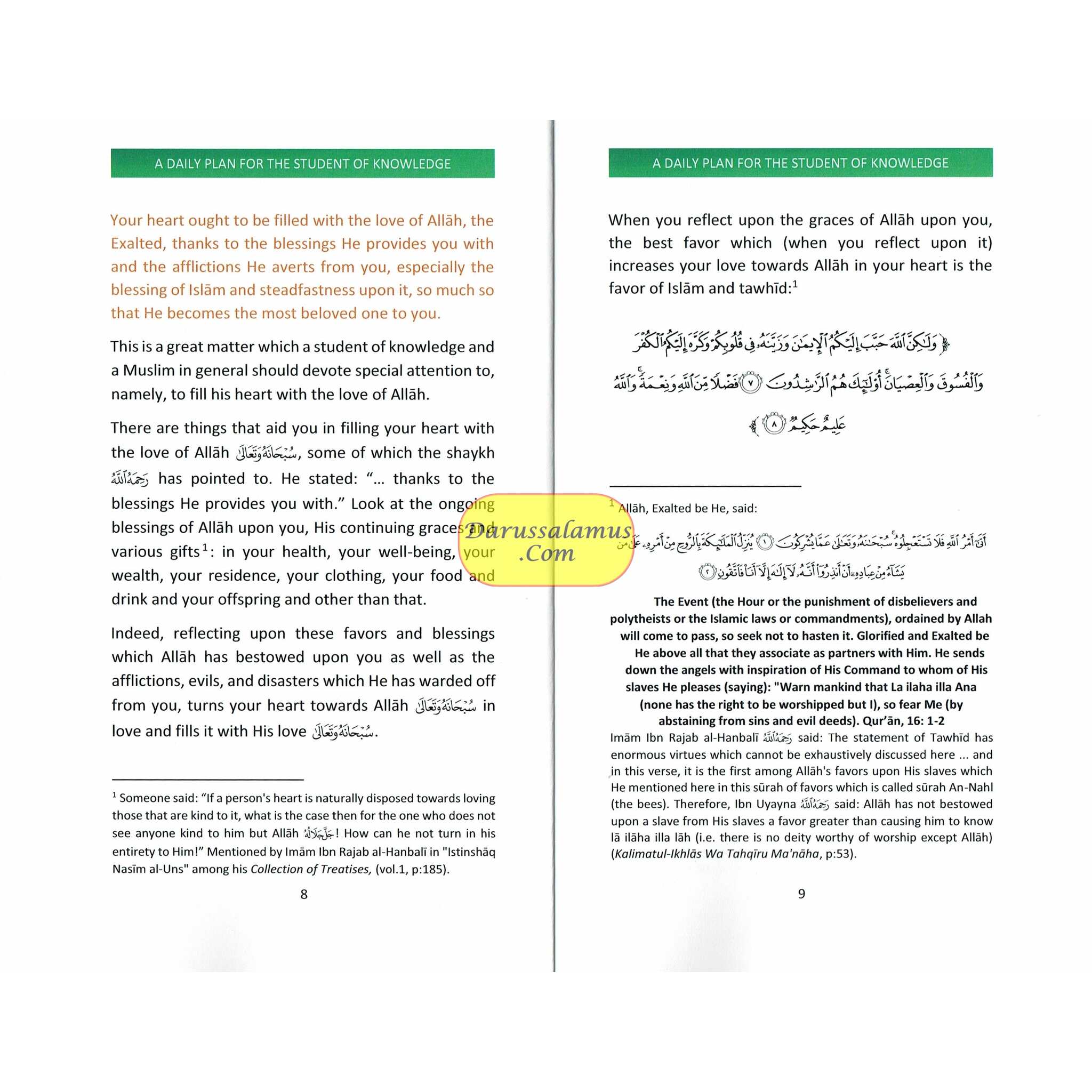 A Daily Plan for the Student of Knowledge、mySite、topwebapps