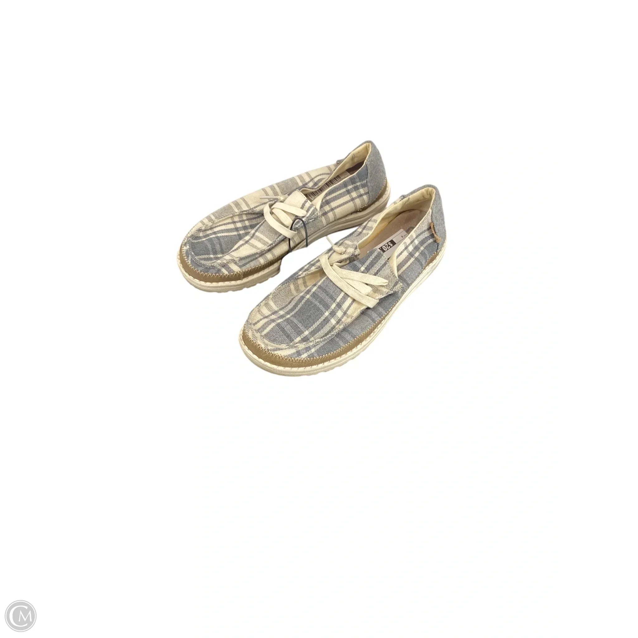 Shoes Sneakers By Hey Dude In Cream & Grey, Size: 8、mySite、garagedoors4me