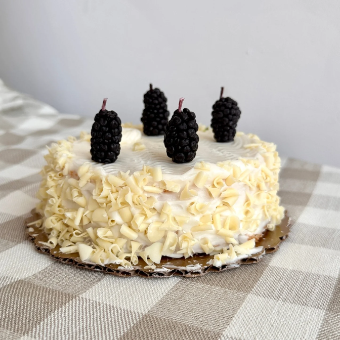 Happy Organics - Beeswax Blackberry Birthday Candles: 5、mySite、garagedoors4me