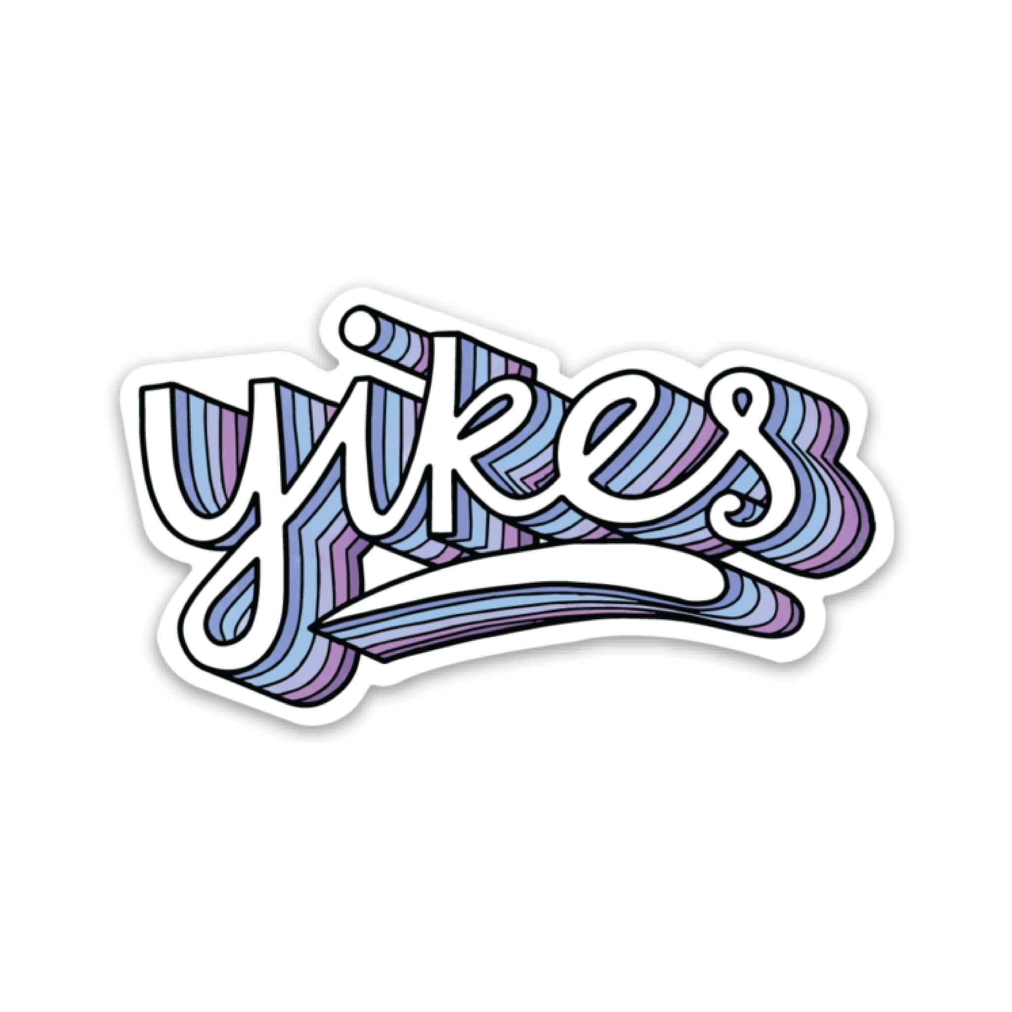  Yikes Sticker - Lettering、mySite、elrpsem3k