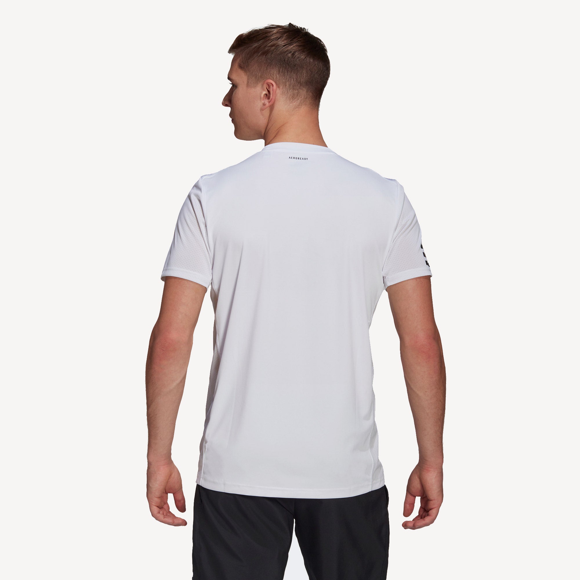 adidas Club Men's 3-Stripe Tennis Shirt