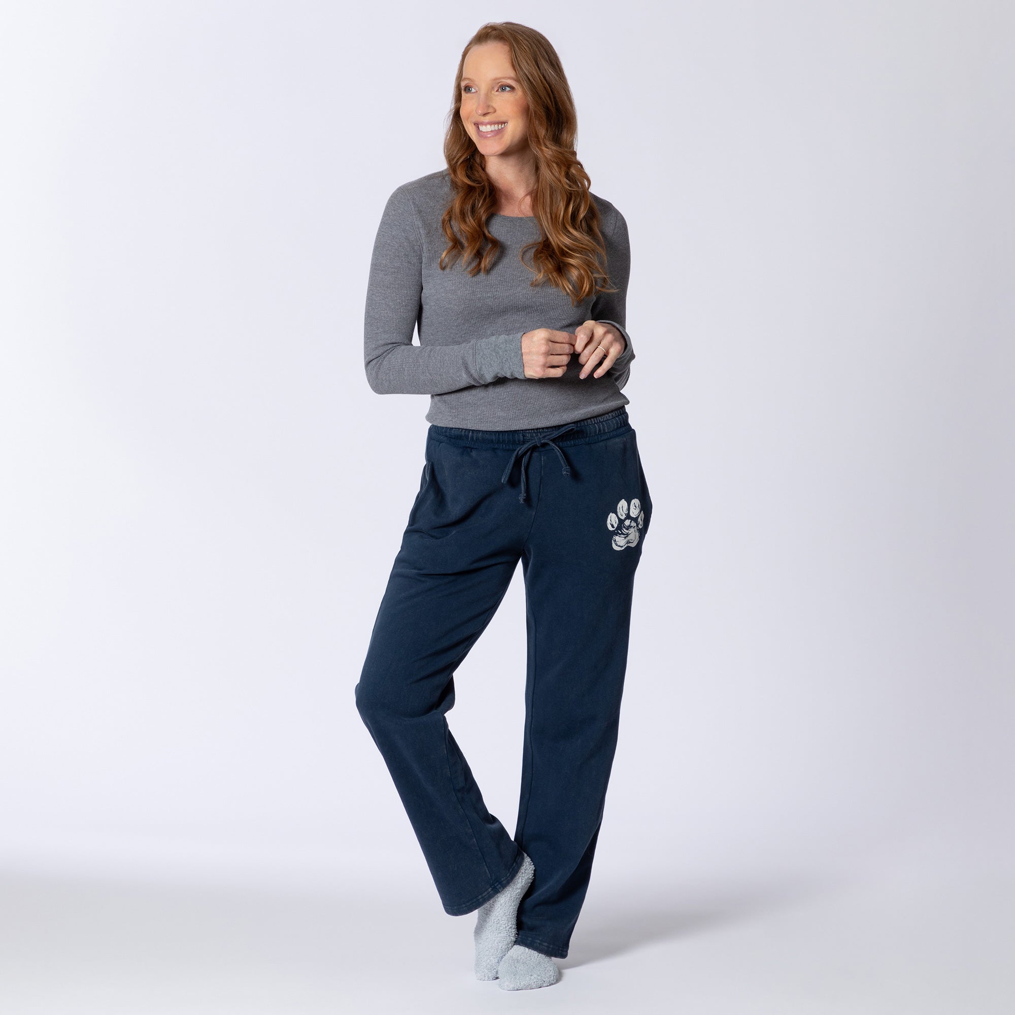 Brush Paw Mineral Wash Open Leg Pants、mySite、camillekostekn