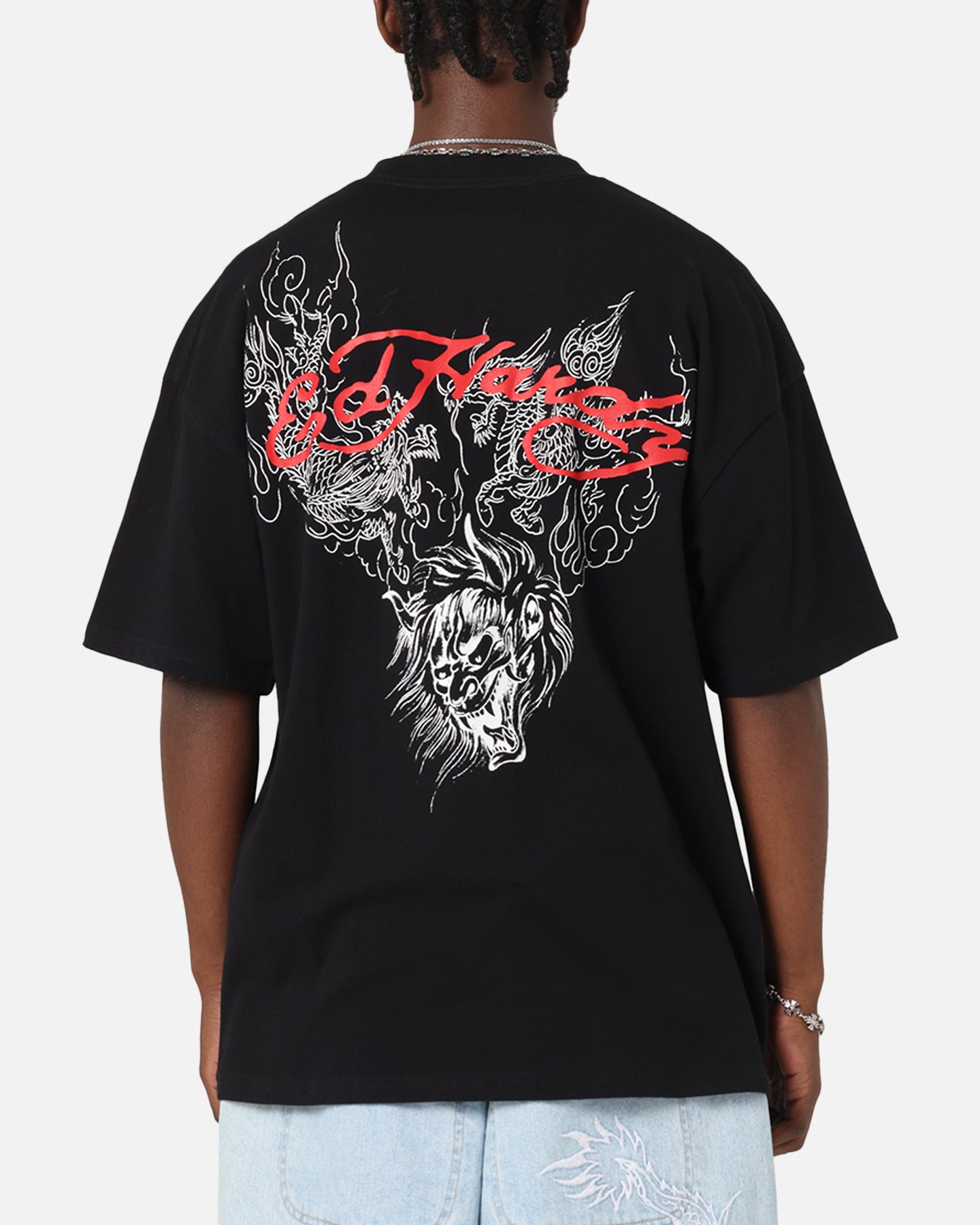 Ed Hardy Flash Demon T-Shirt Black、mySite、zt4zffjzw