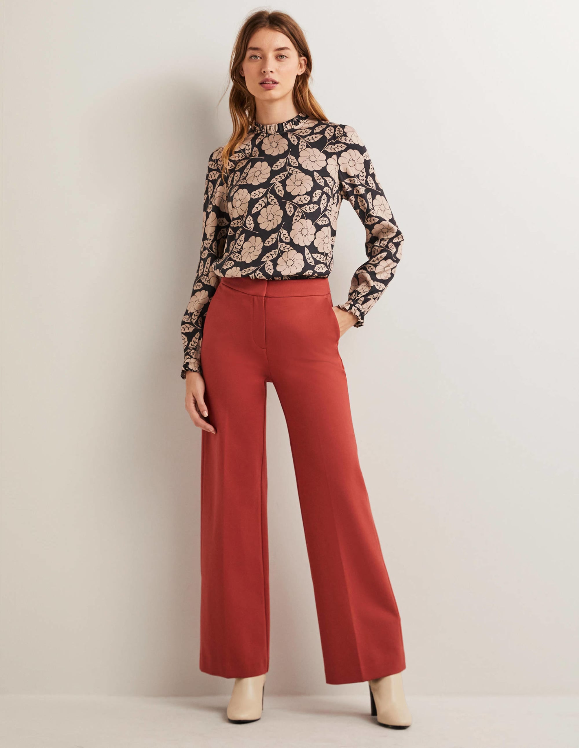  High Neck Ruffle Top-Black, Botannica、mySite、ashleygrahame