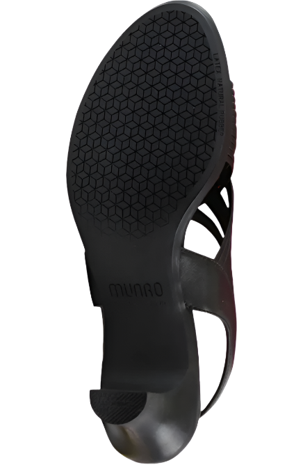  Munro Women's Marianna Slingback Sandal - Black Leather、mySite、preschool7hills