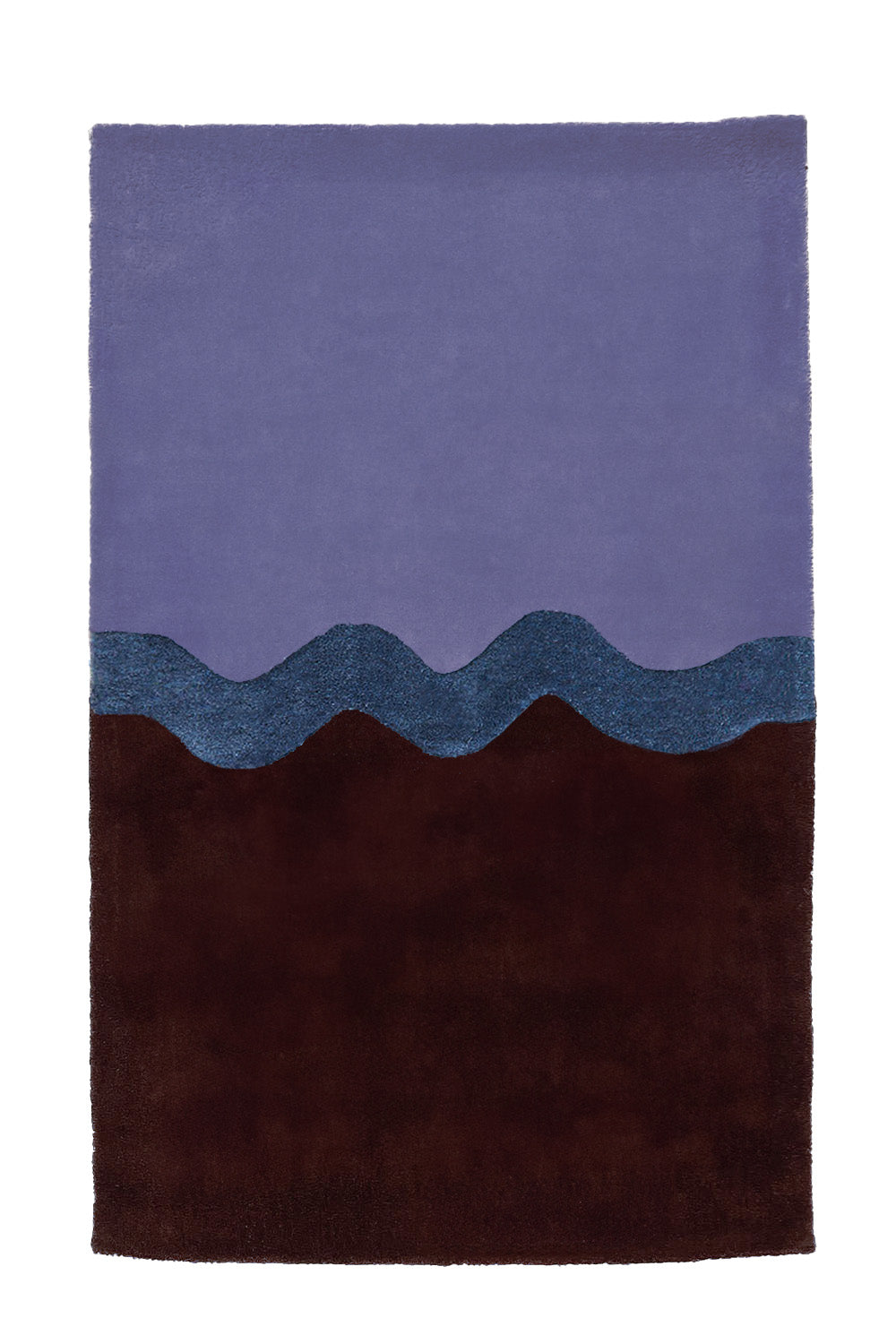 Neapolitan Purple and Brown Hand Tufted Wool Rug、mySite、gigharbornorthrealestate