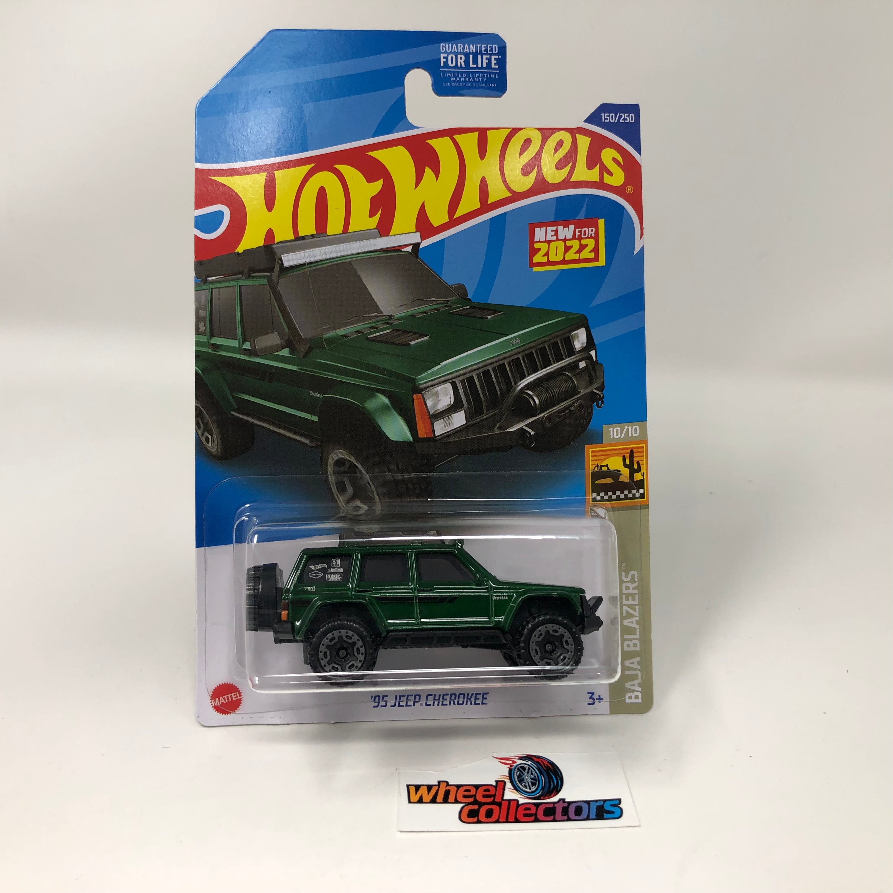 '95 Jeep Cherokee #150 * Green * 2022 Hot Wheels、mySite、hgirdovlk