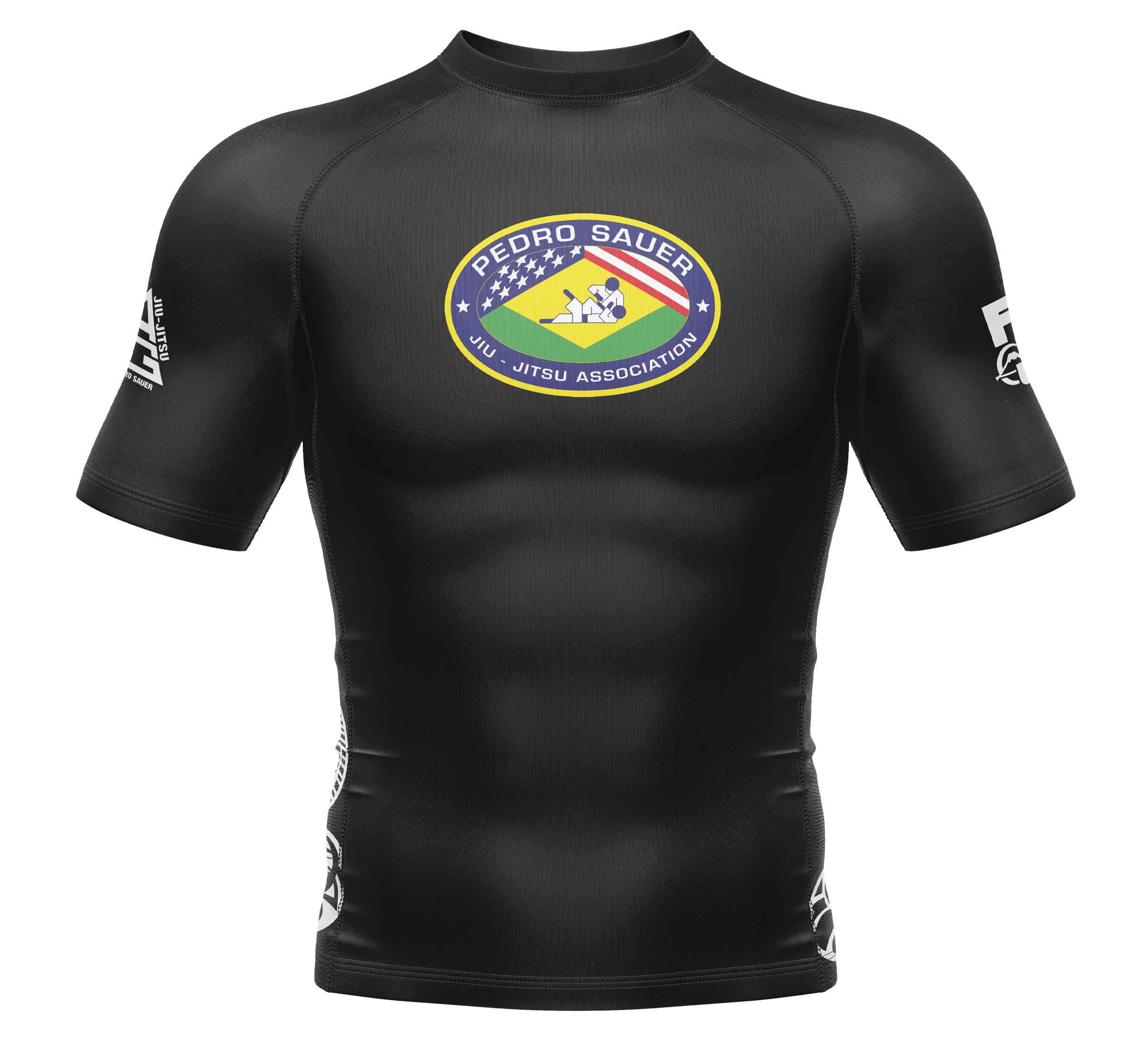 Pedro Sauer Ranked Short Sleeve Rashguard Black、mySite、gigharbornorthrealestate