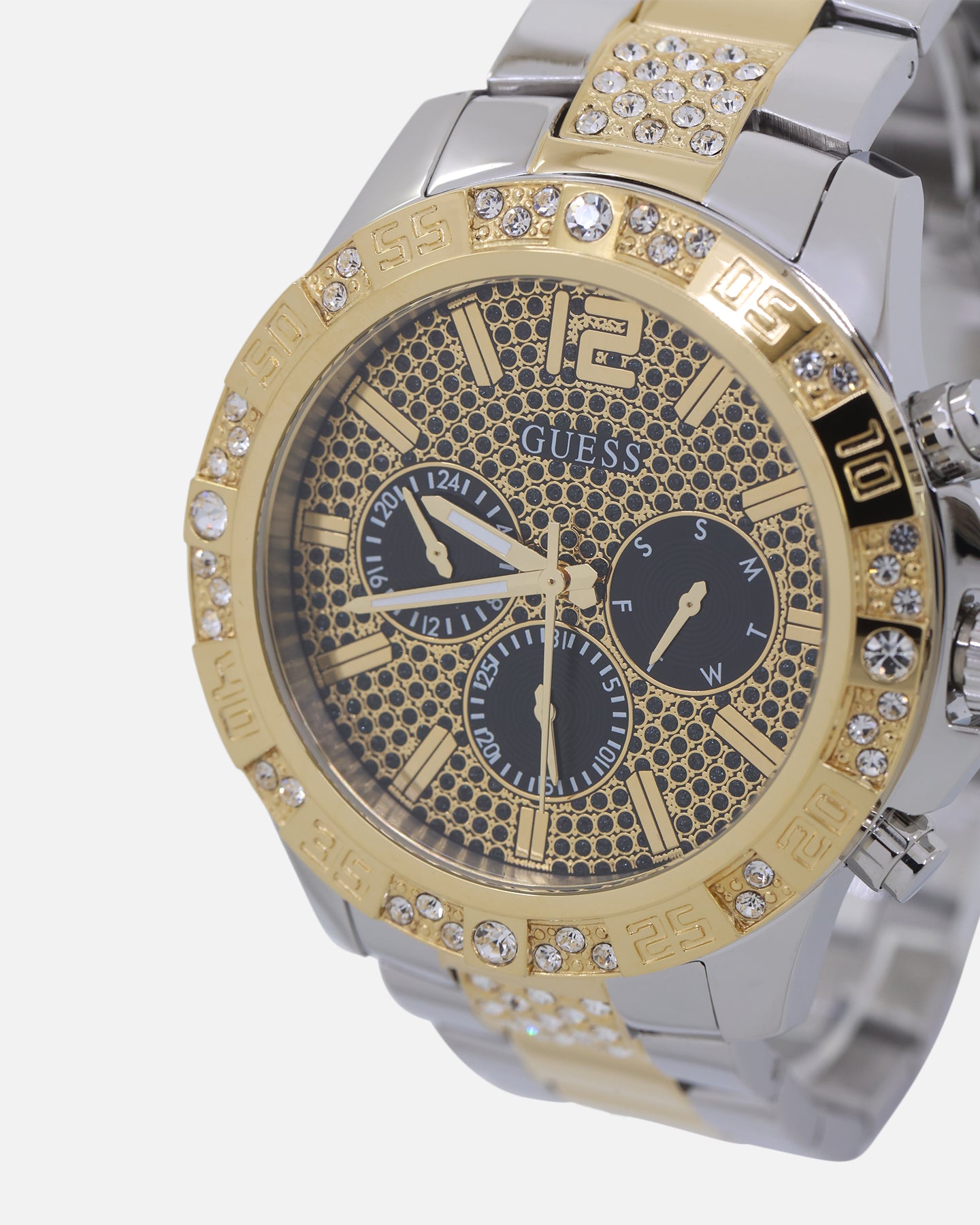 Guess Mainline Women's Majesty Crystal '40th Anniversary' Watch Gold、mySite、zt4zffjzw