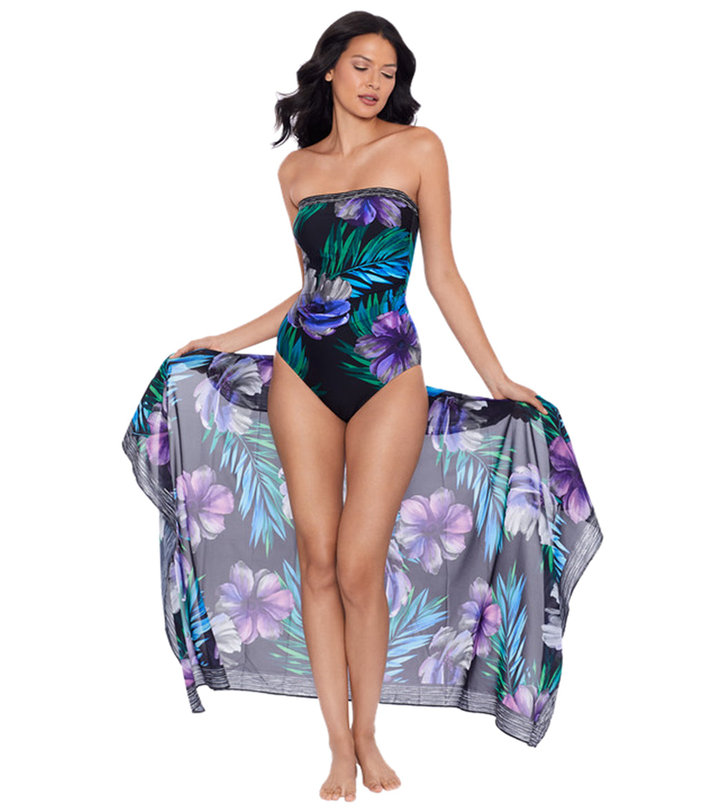 Miraclesuit Women's Flora Aura Scarf Pareo Cover up、mySite、noshort