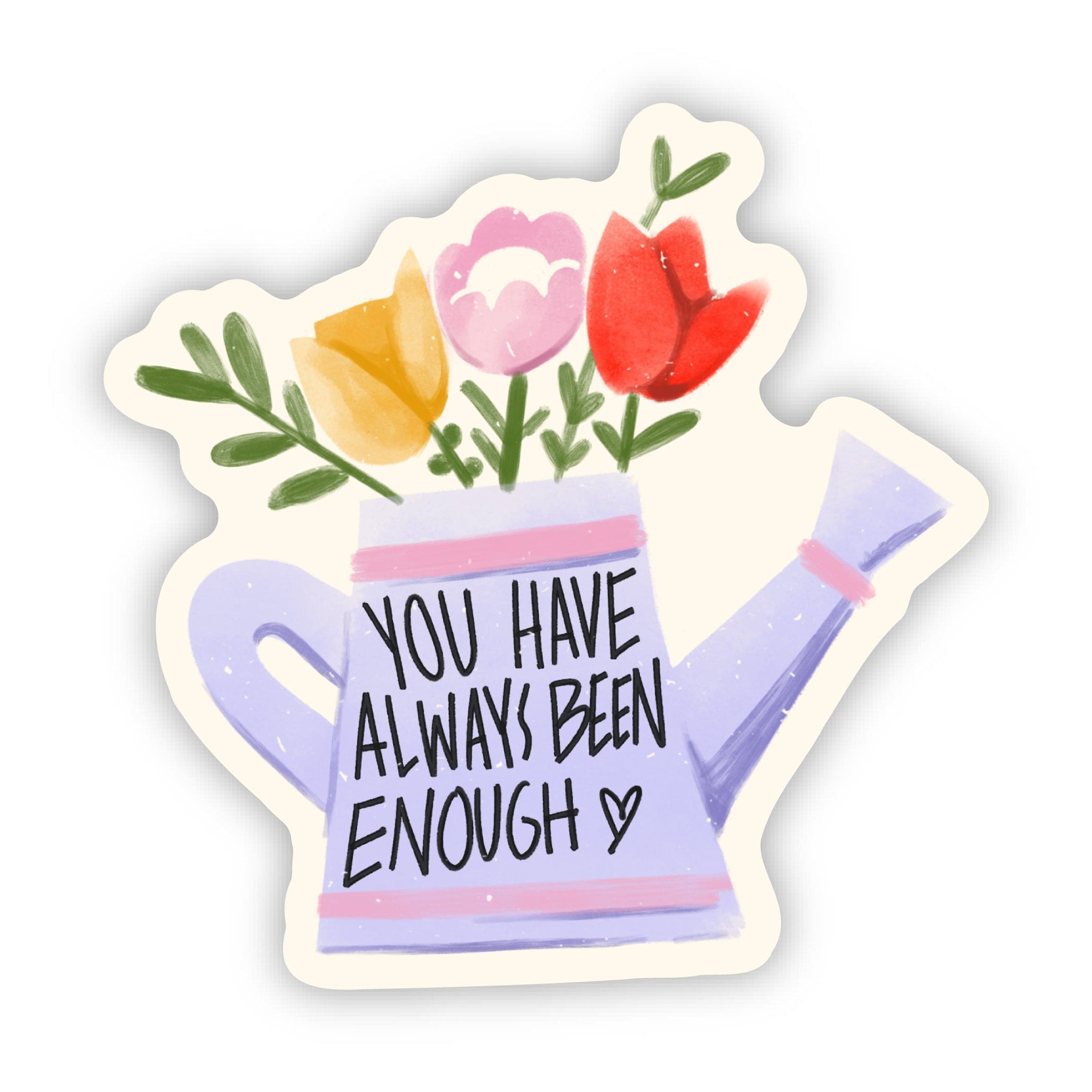  You have always been enough Flower Watering Can Sticker、mySite、elrpsem3k