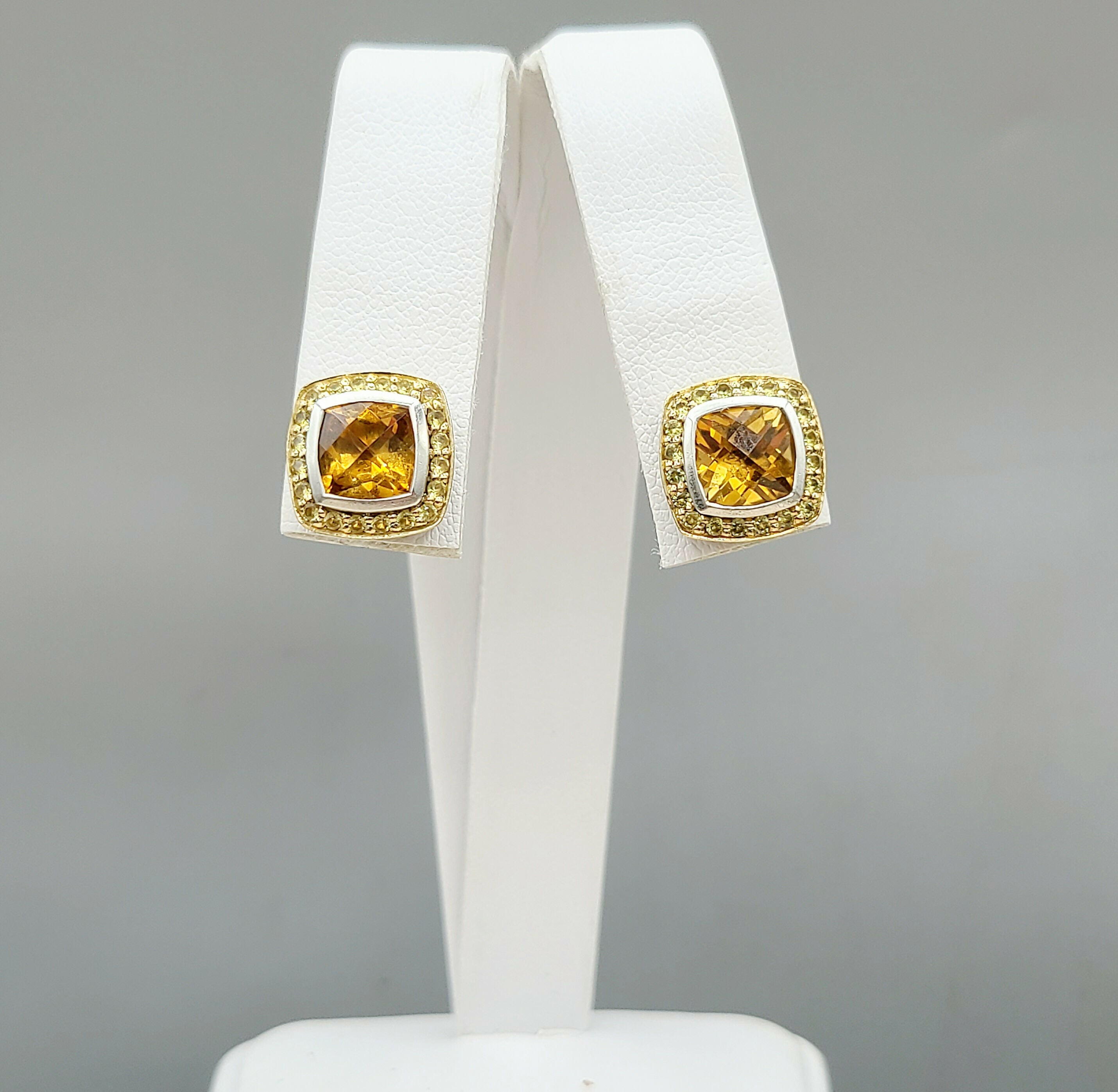 David Yurman Albion Candy Earrings Citrine & Yellow Sapphire、mySite、hinf8tx79