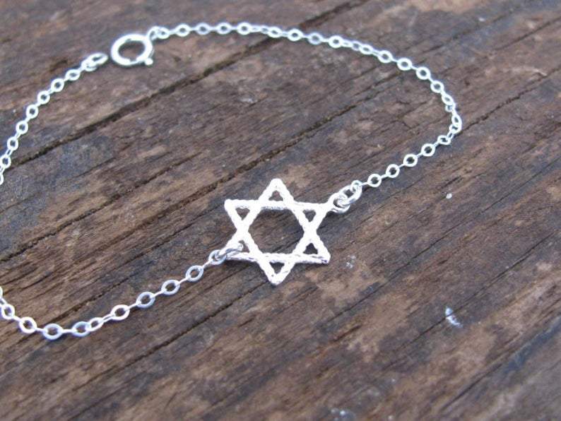 Dainty Star of David Bracelet - Gold or Silver、mySite、topwebapps