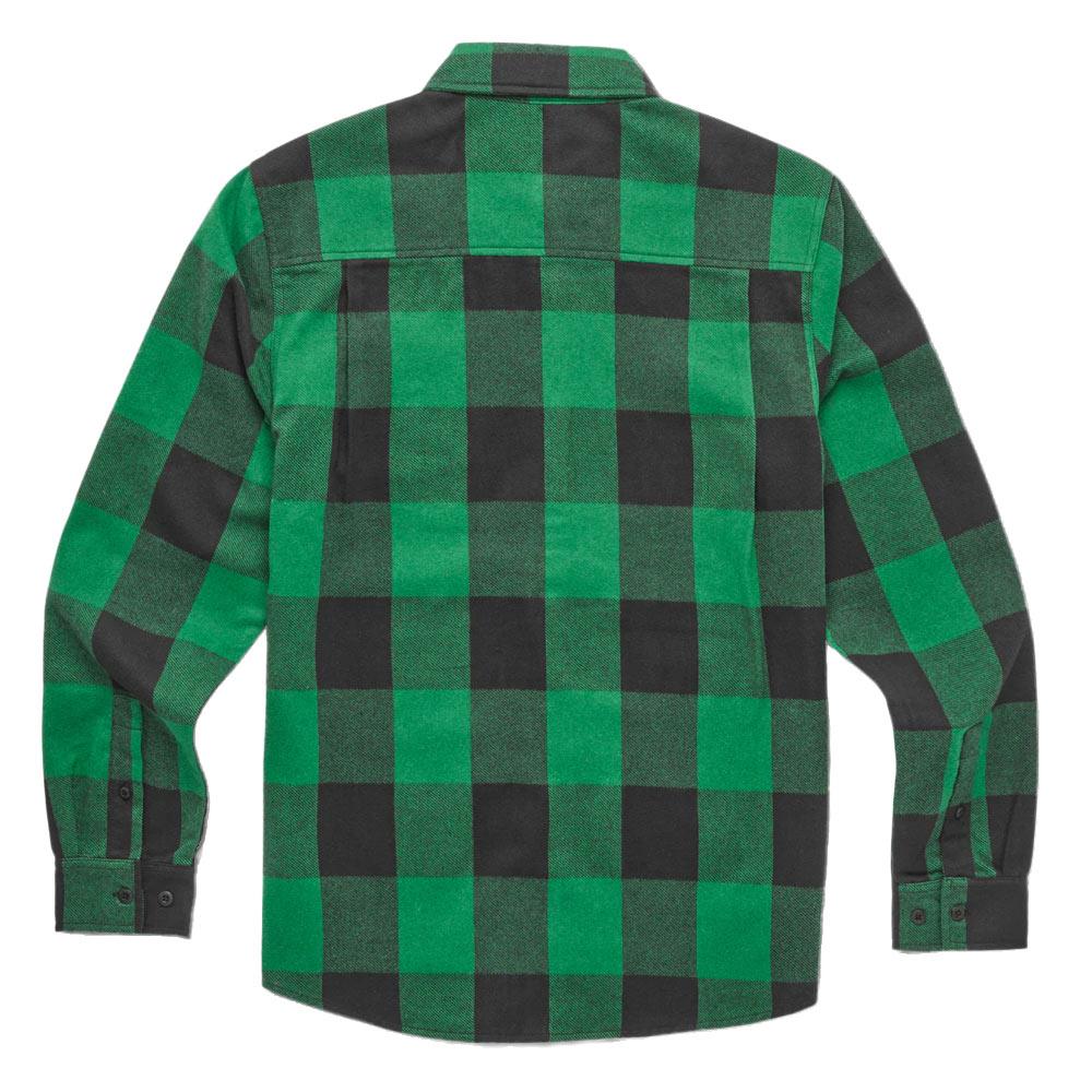  Etnies x Dig Long Sleeve Flannel Shirt - Black/Green、mySite、merchandisen