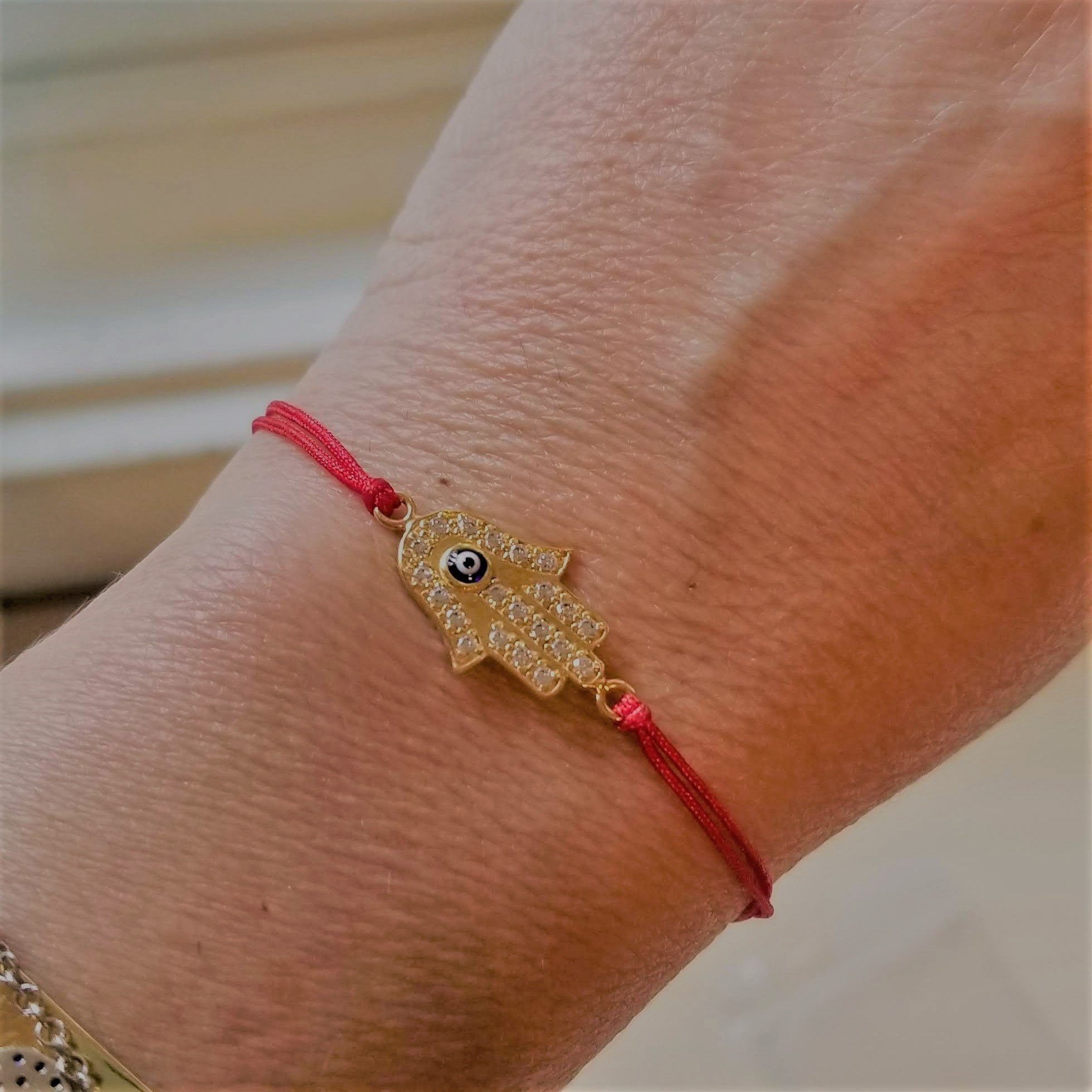 Red String Hamsa Lucky Protection Bracelet、mySite、topwebapps